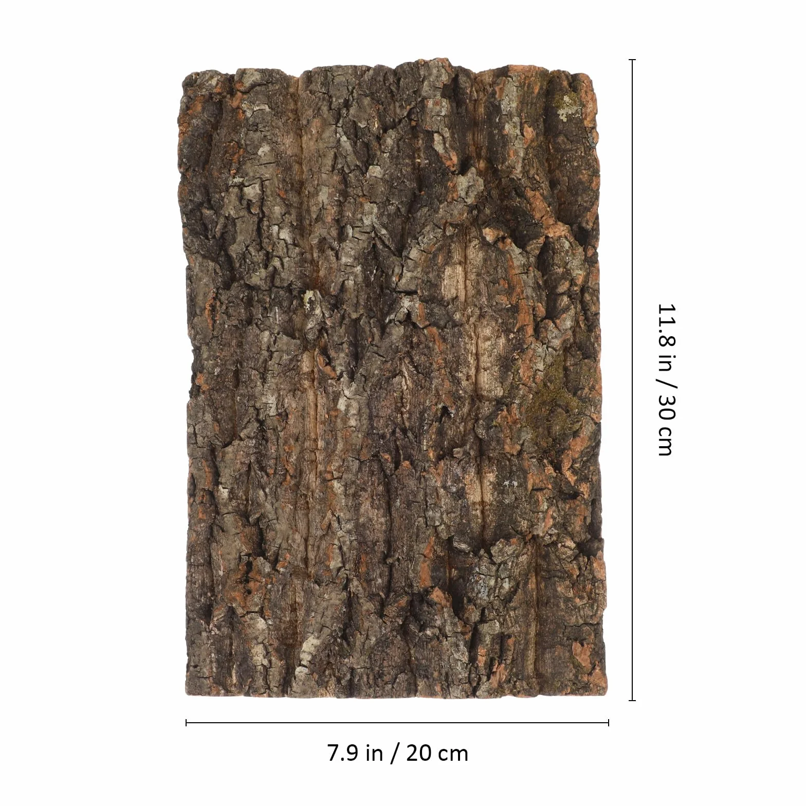 TOYANDONA Lot de 2 fonds en écorce de liège naturel pour reptile – Décoration de terrarium
