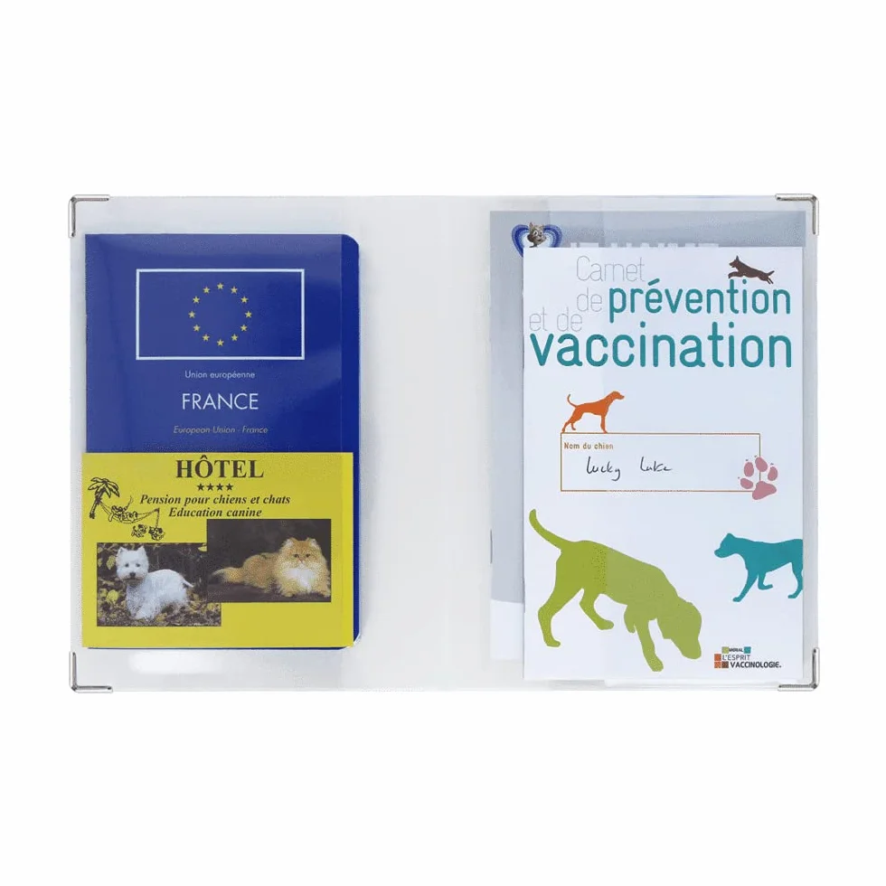 Color Pop Etui Petit carnet de santé Animaux 18,5 x 13,5 cm PVC