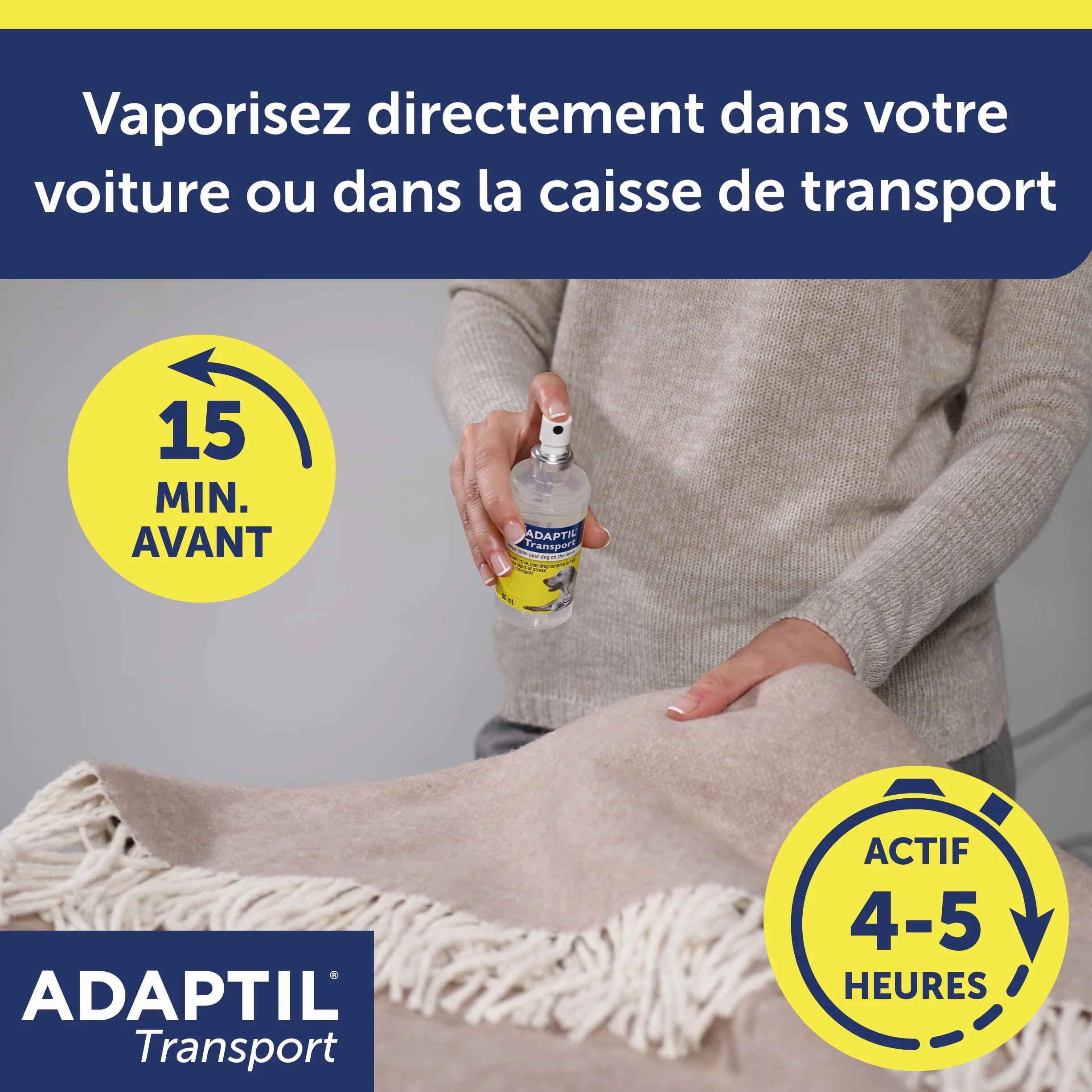 ADAPTIL Transport Spray 20ml Anti-Stress pour Chien