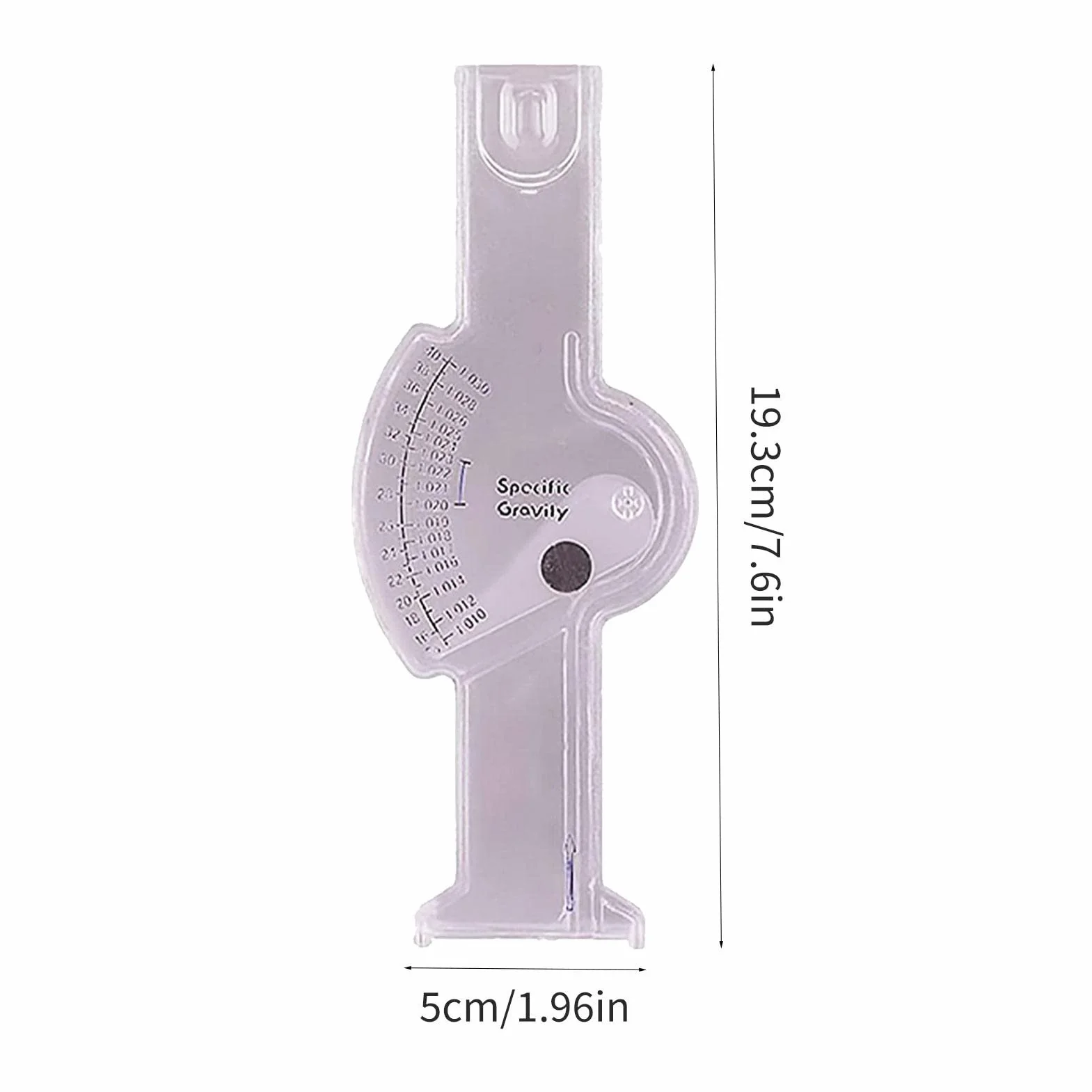 Keptfeet Hydromètre d'eau salée pour Aquarium, Testeur de salinité de mer précis, Densimètre d'eau de mer