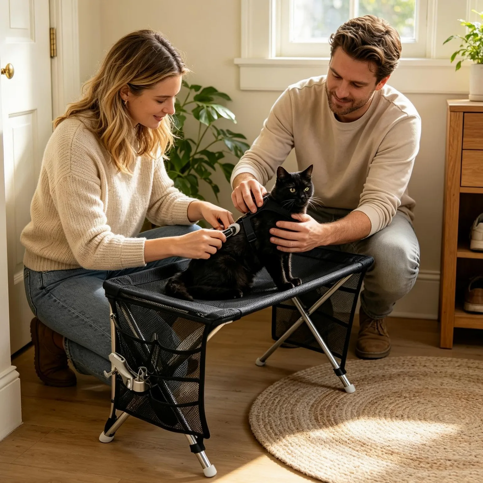 Table De Toilettage Pour Chiens Petit Support Respirant Détachable | Hamac De Toilettage Pour Chat Chiot Chien Senior Bain Douche Lavage Toilettage Coupe Brossage Salon Domicile
