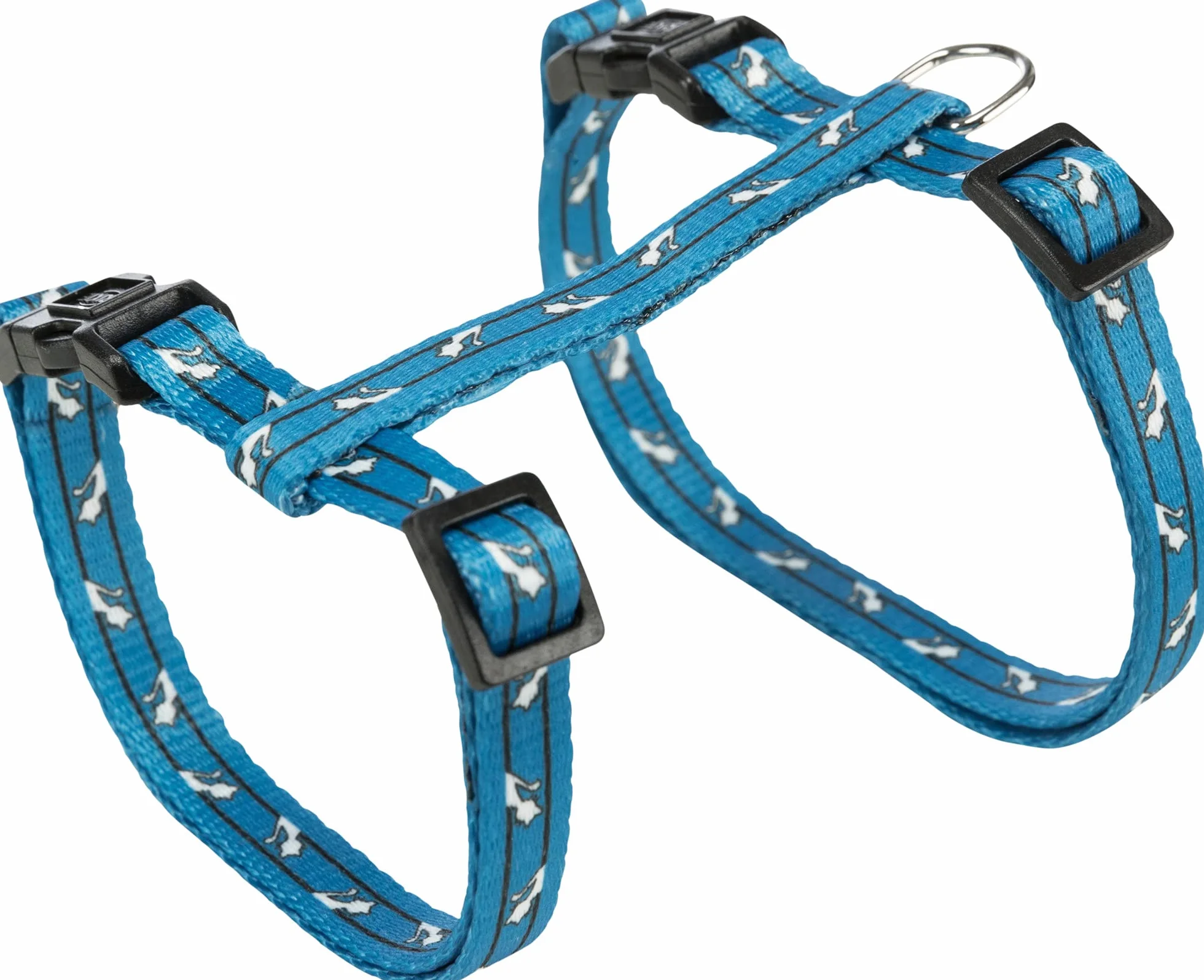 TRIXIE Harnais pour chats avec laisse 27-45 cm 1,20 m sangle réglable fermetures à cliquet