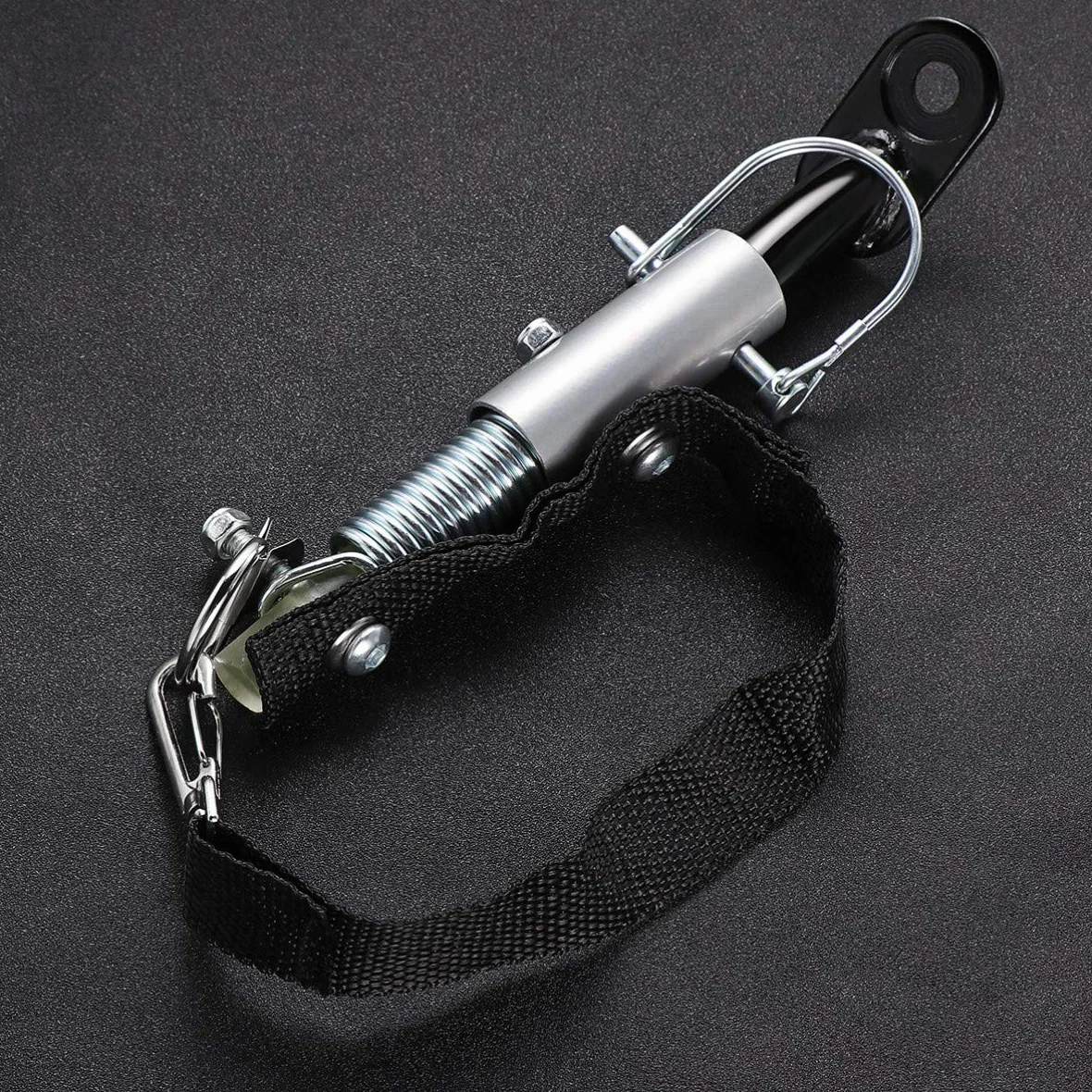 Vosarea Attelage de Remorque pour Vélo Universel Argent Noir