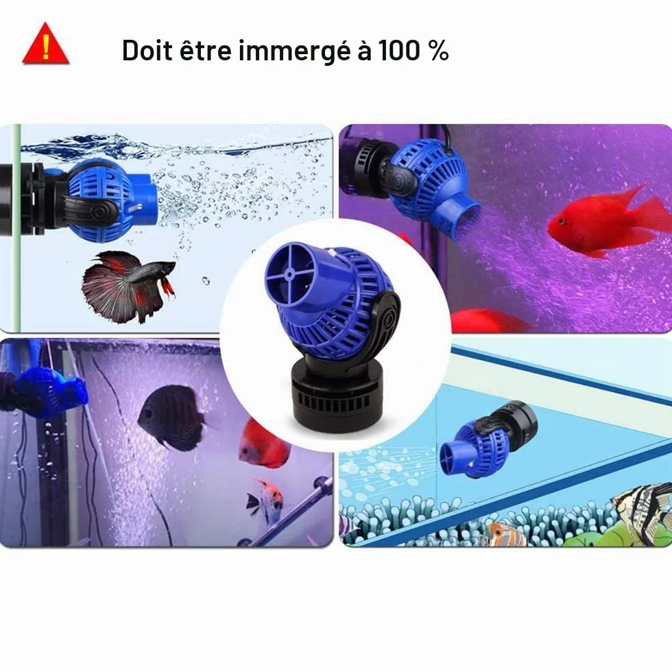 EXLECO JVP-130 Pompe à Vagues 4000L/H 6W Wave Maker Aquarium 60~80cm