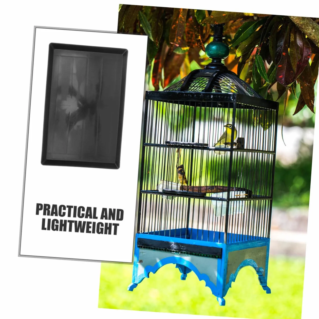 Plateau pour Cages Animaux Plateau Remplaçable pour Oiseaux Design Étanche