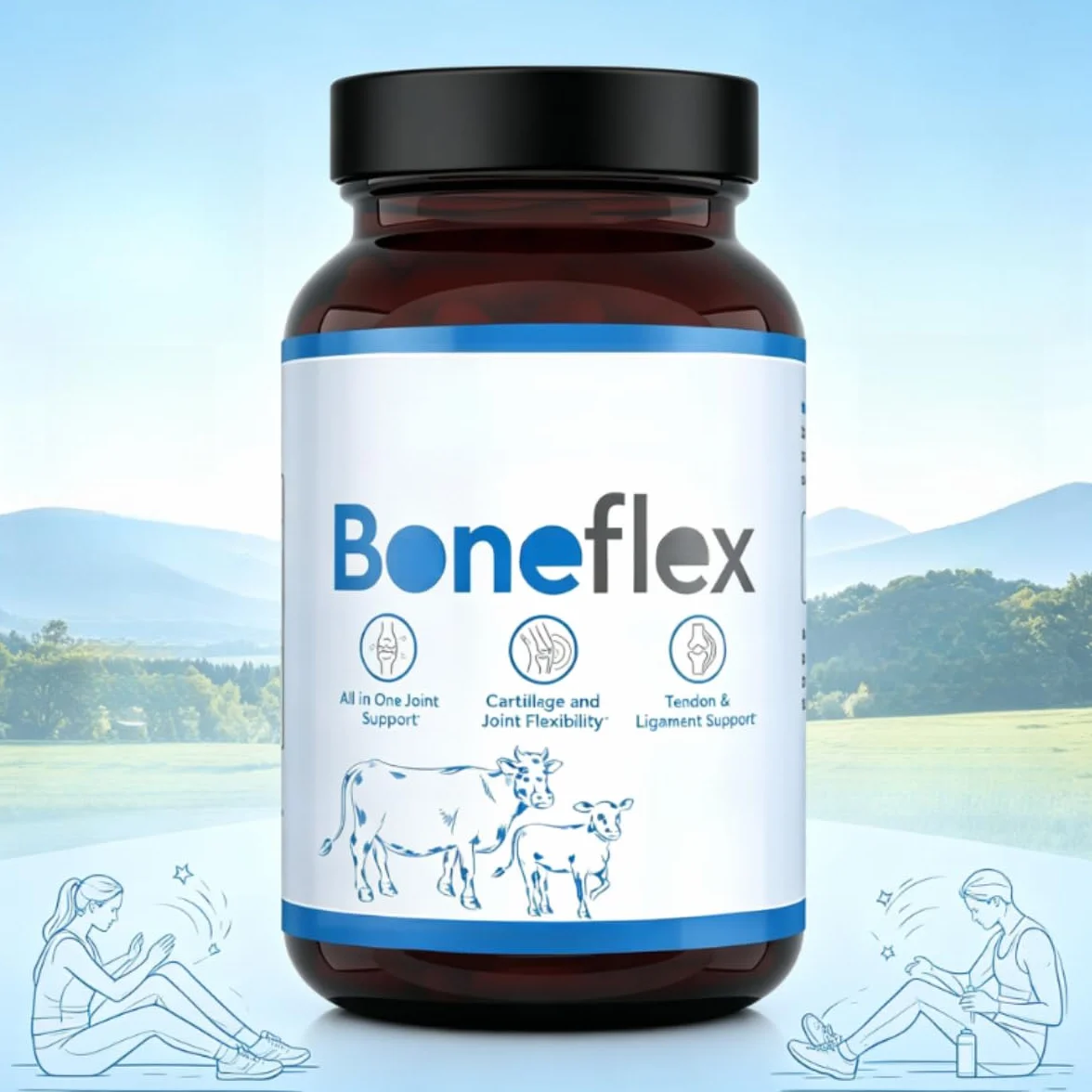 Boneflex Améliore la flexibilité du cartilage et des articulations, maintient la stabilité et réduit les blessures sportives