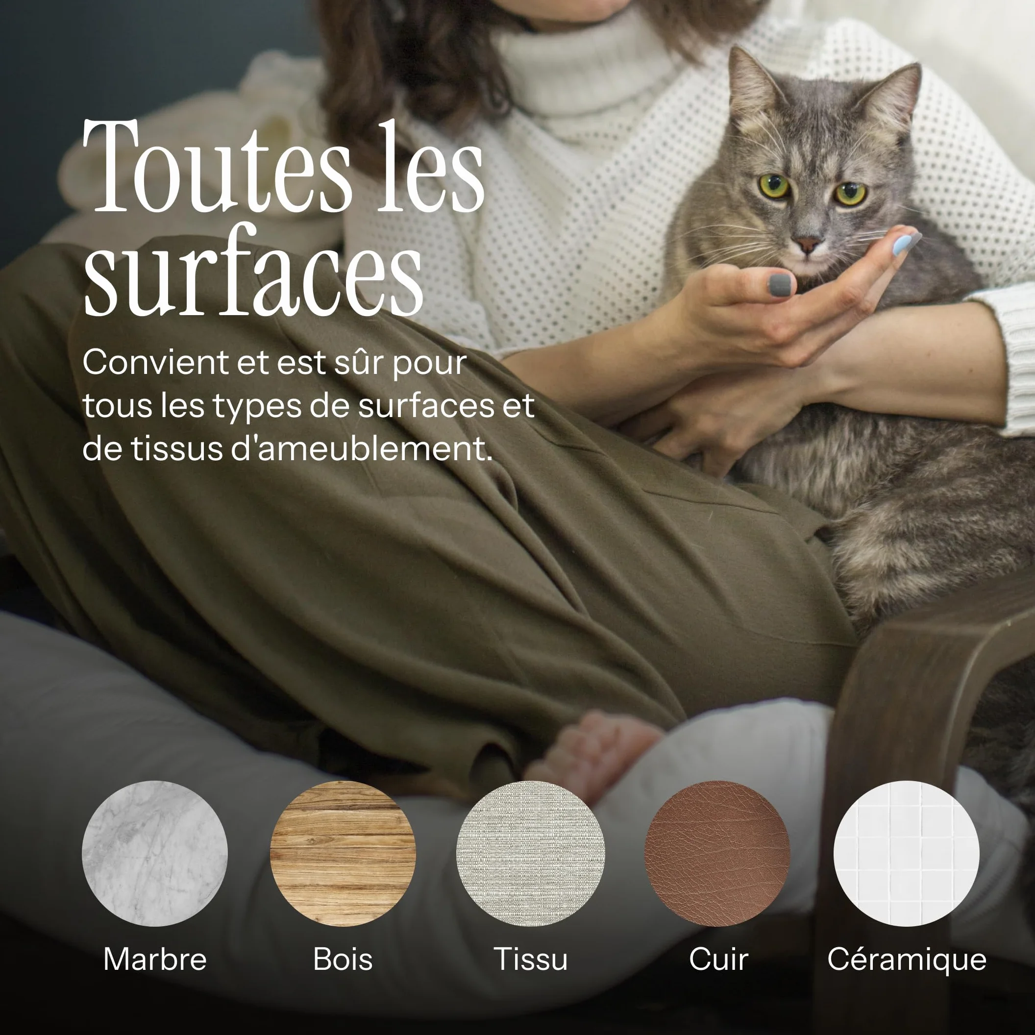 EOS Nettoyeur d'urine enzymatique 1 litre élimine les odeurs d'animaux