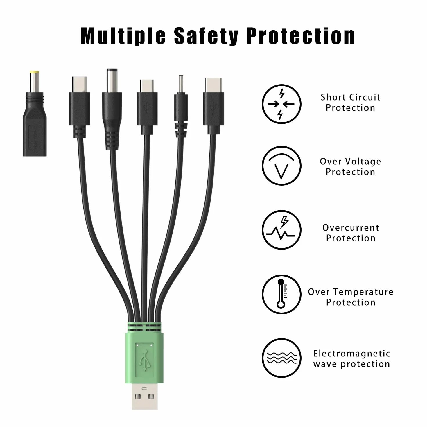 Chargeur USB 6 en 1 pour Collier de Dressage Chien Adaptateur Secteur