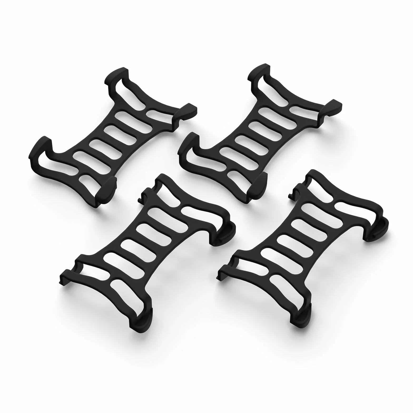 Attaches en Caoutchouc pour Tracti Dog 6 Collier GPS Chien, Remplacement Accessoires Localisation Animaux Noir