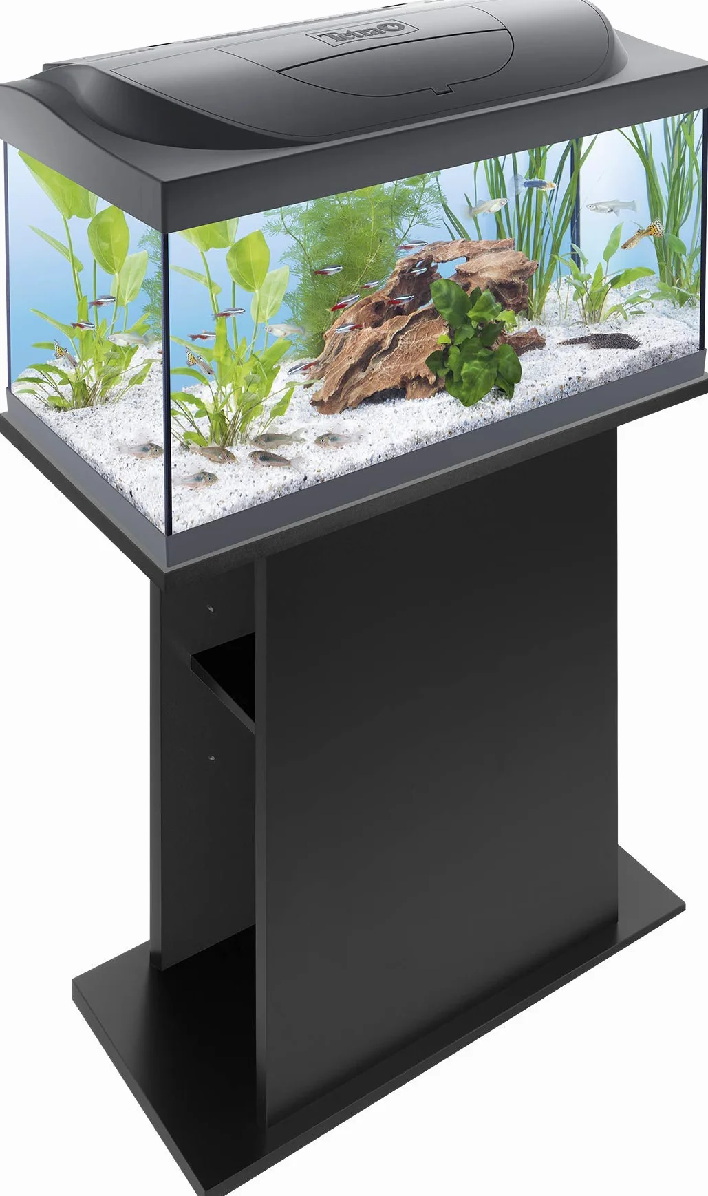 Tetra Meuble de Base pour Aquarium Noir pour Aquariums Starter Line 54/80 L