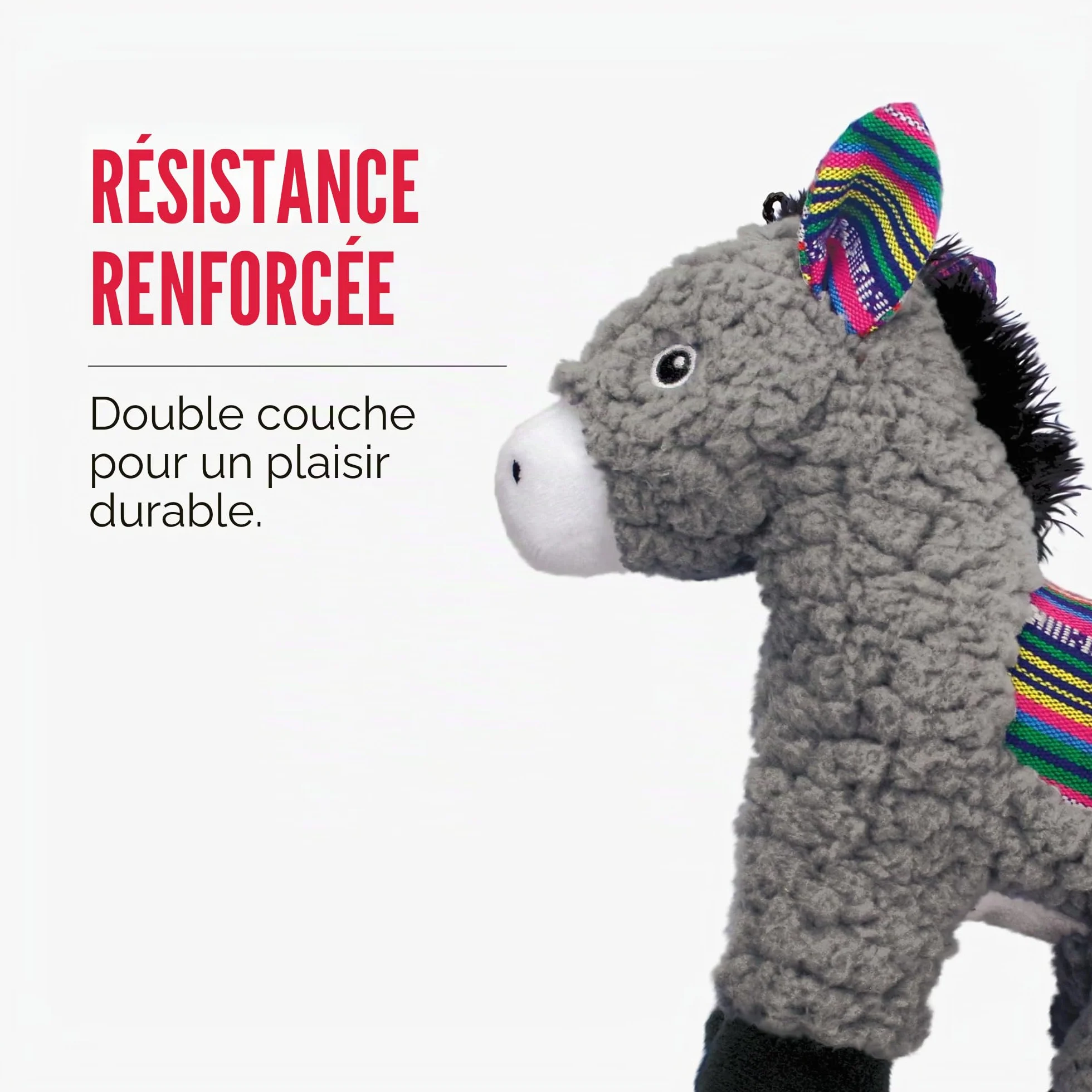 KONG Sherps Donkey Jouet pour Chien Taille M