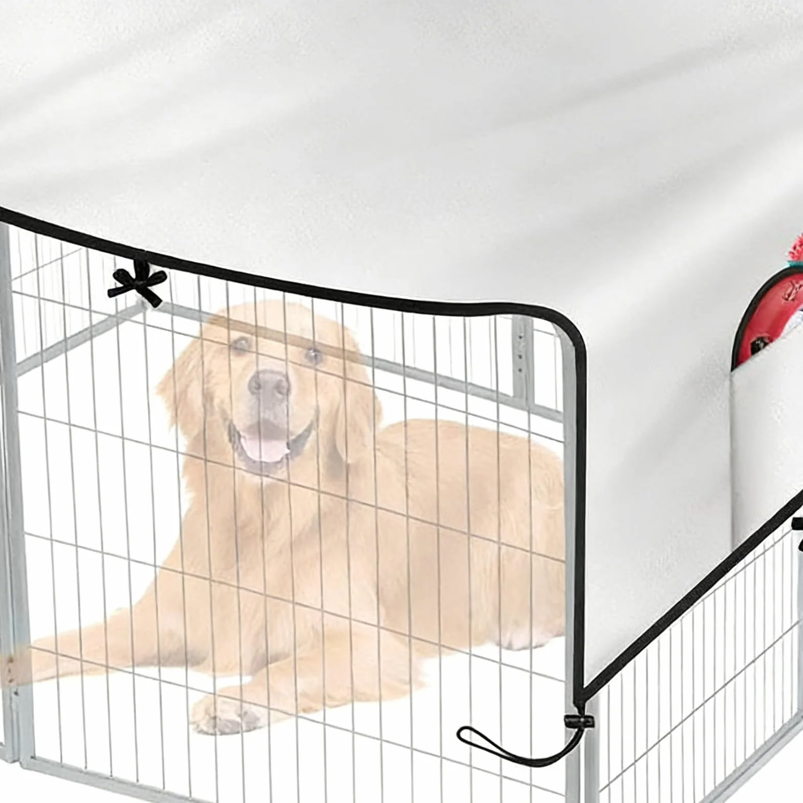 Bâche imperméable Oxford 210D pour cage chien extérieur, auvent protection terrasse pique-nique