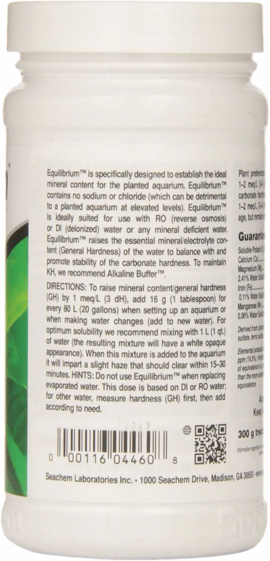Equilibrium Minéraux pour Aquarium Planté, 300 g