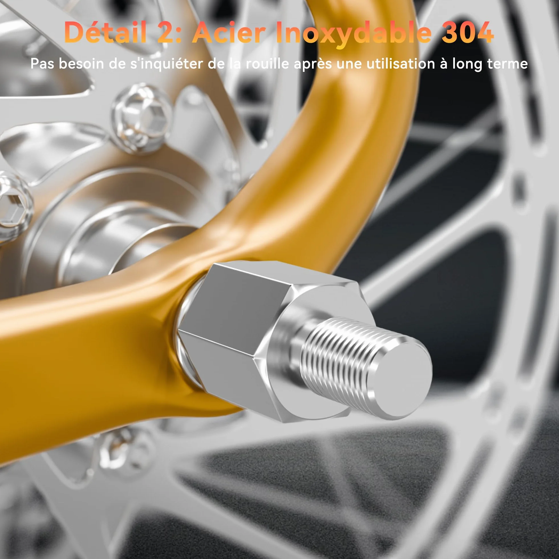 Adaptateur D'essieu de Vélo M12 X 1,25 Axe Traversant Connecteur Attelage Remorque Bicyclette
