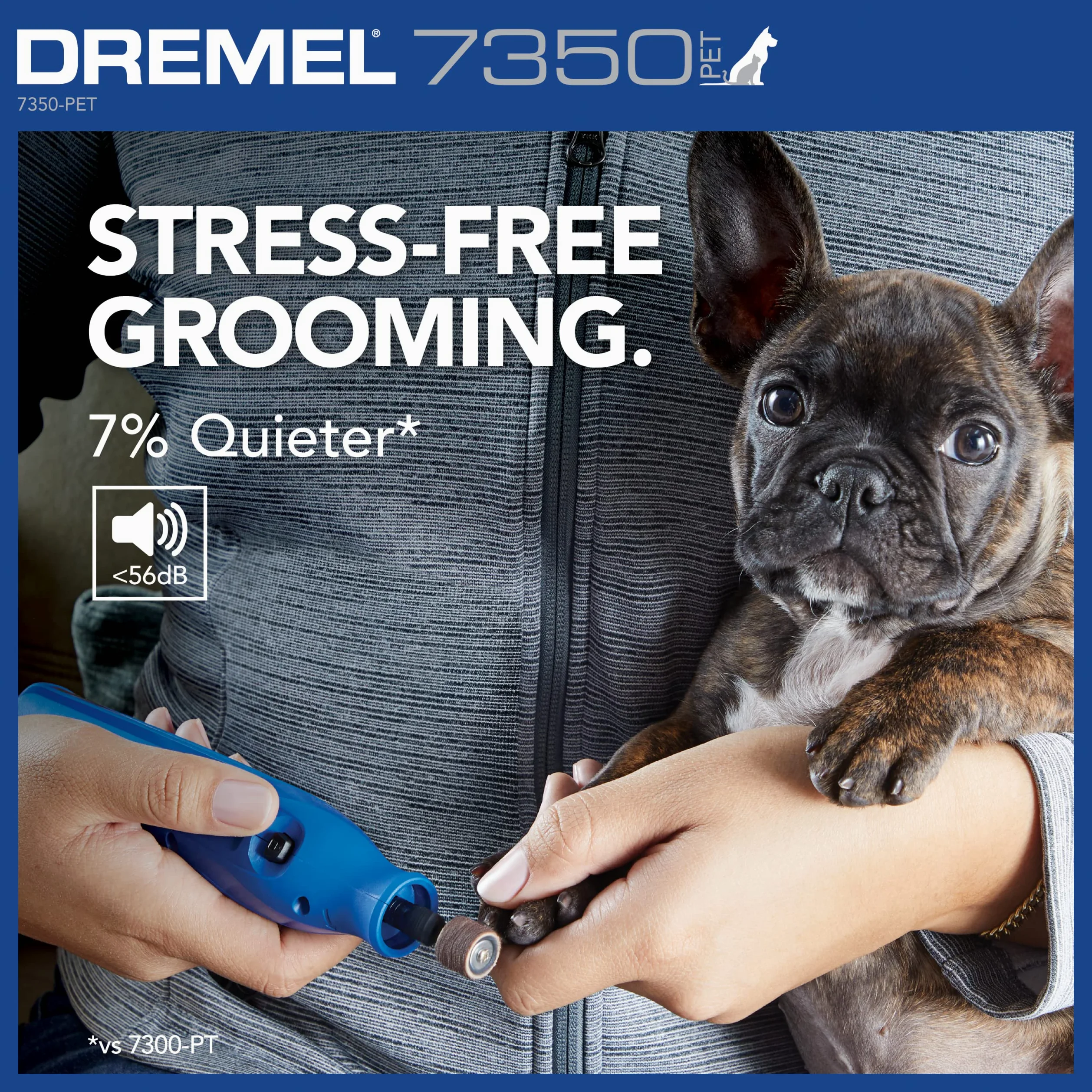 Dremel 7350-Pet Kit de toilettage pour animaux domestiques 3,6 V