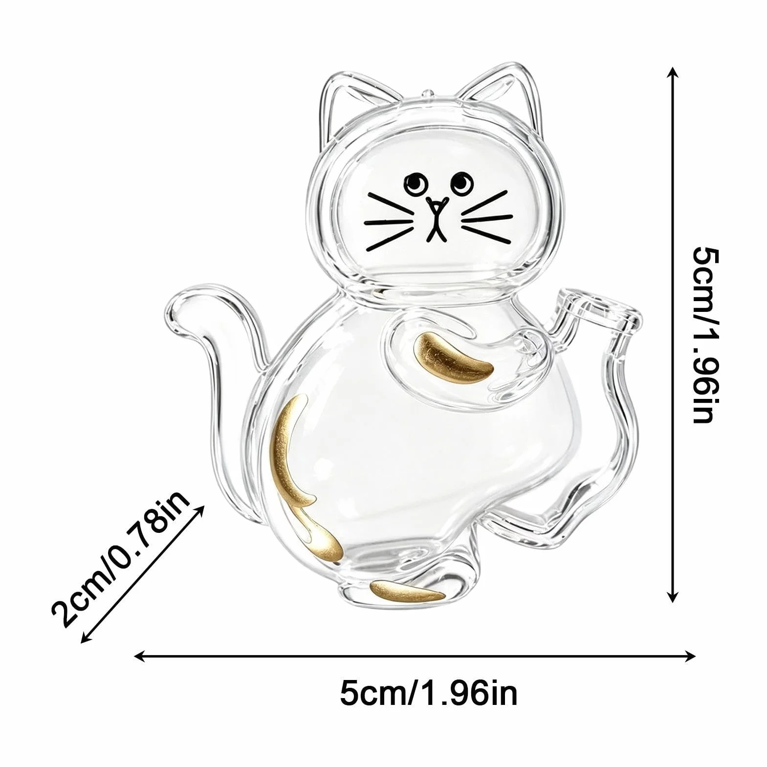 Boîte de Rangement Moustaches Chat, Décoration Transparente pour Poils de Chat, Porte-Poils Réfrigérateur