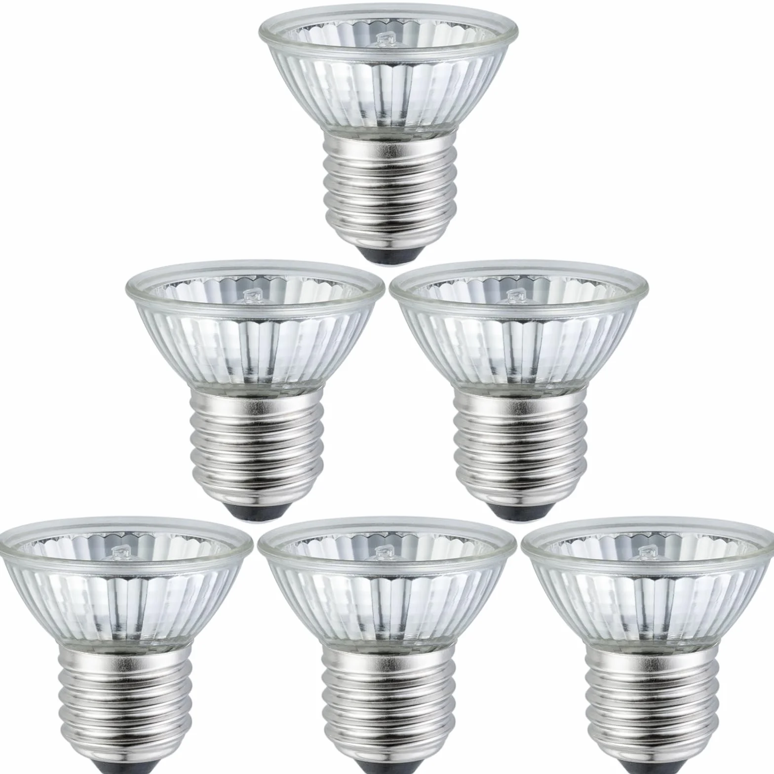 Ampoule UVB UVA 50W pour Reptiles et Amphibiens - Lampe à Chaleur pour Tortue, Dragon Barbu - 6 Paquets