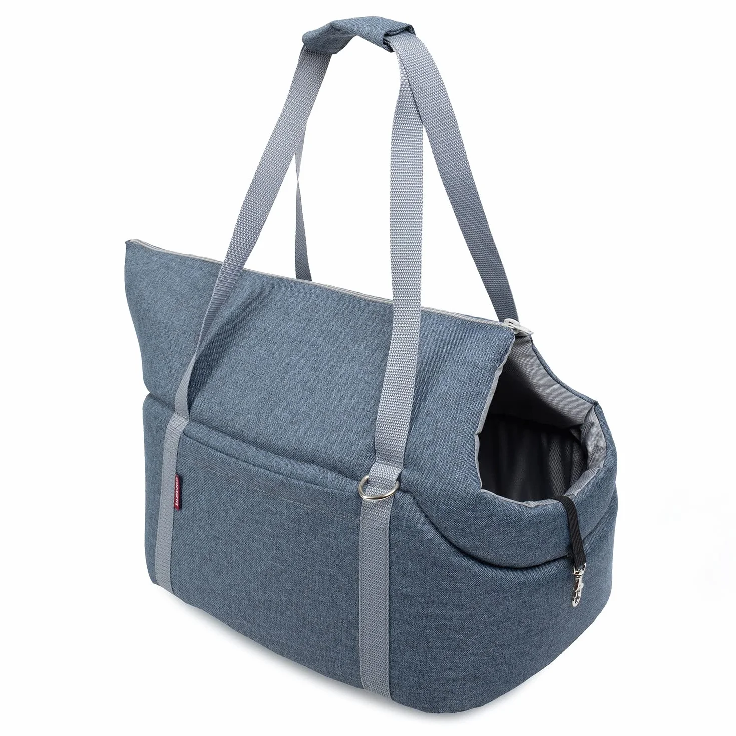 Sac de transport pour chiens et chats polyester jusqu'à 15 kg taille L imitation denim