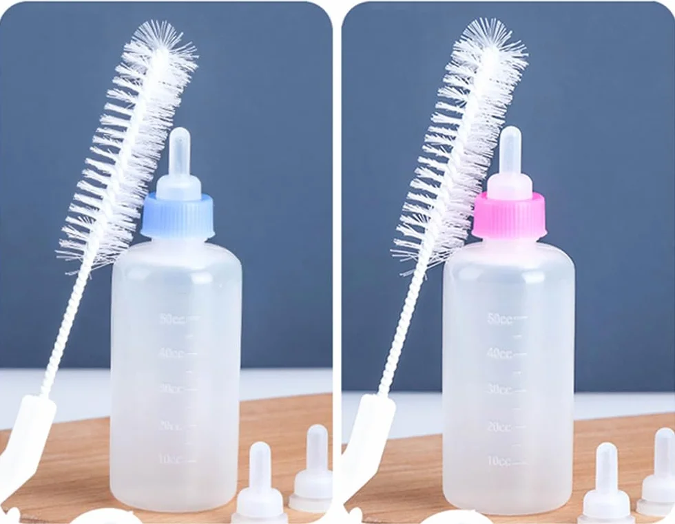 Biberon d'élevage pour chat 60 ml avec brosse de nettoyage