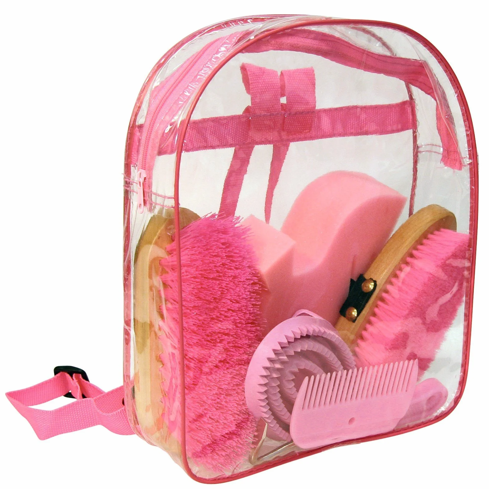 Kerbl Kit de Pansage Chevaux Rose