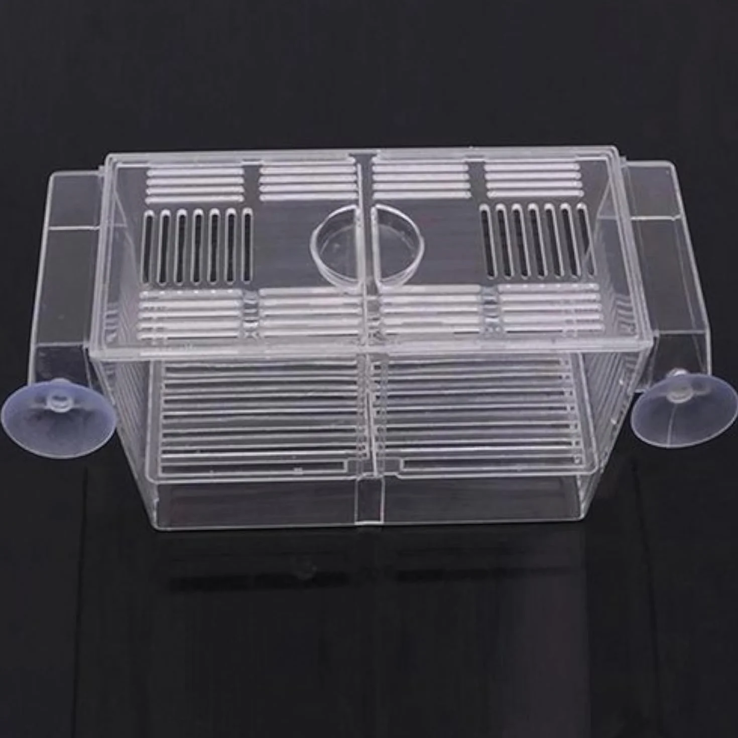 Pondoir Flottant 2 en 1 Aquarium d'Elevage Incubateur de Poissons Boîte 12 x 7 x 7cm