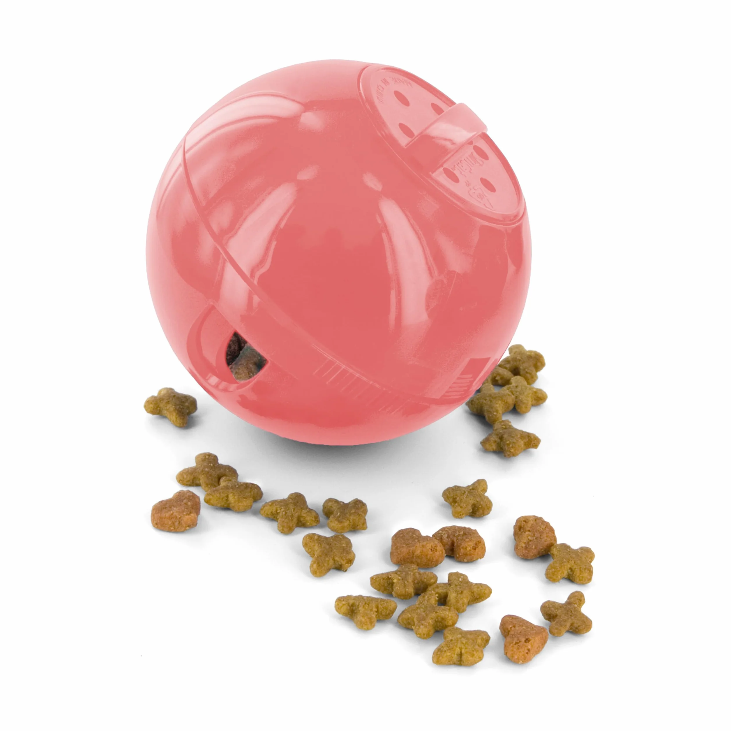 PetSafe SlimCat Jouet Distributeur de Croquettes pour Chat, Interactif à Friandises, Rose, 150 ML
