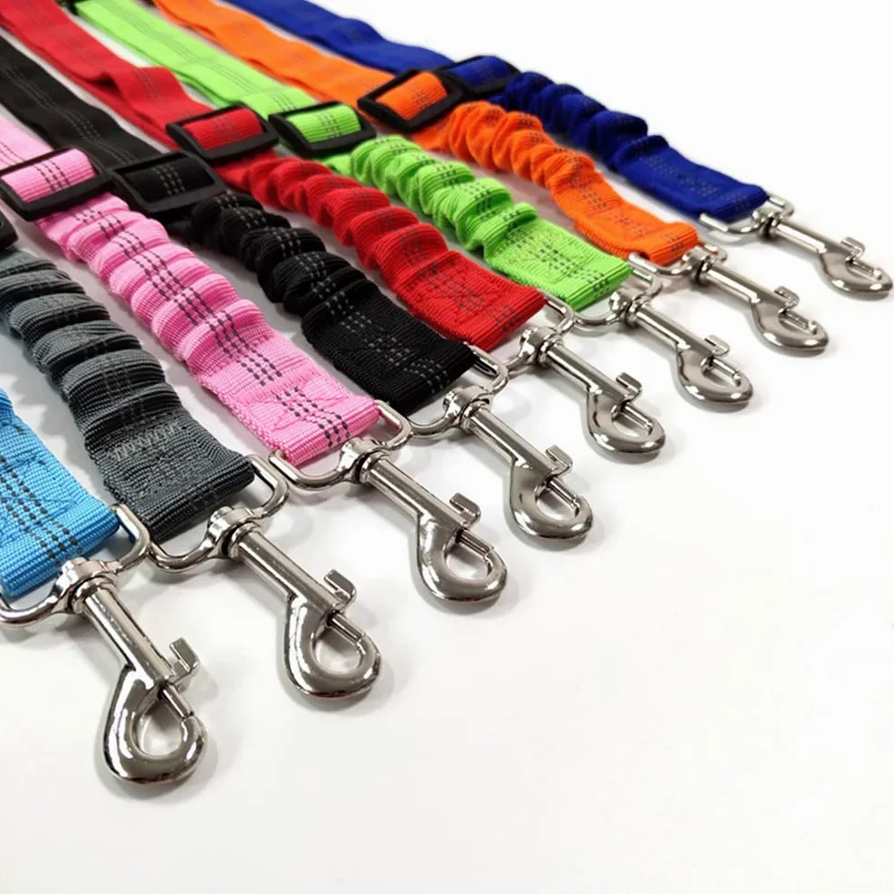 Corde De Remorquage Pour Animaux De Compagnie Ceinture de sécurité chien de sécurité de chien à niveau améliorée Ceinture de sécurité for animaux de compagnie de sécurité for véhicule Nylon de sécurit