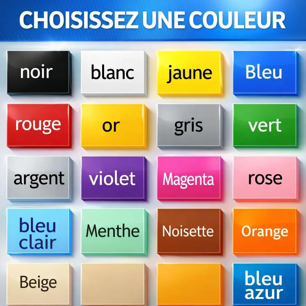 Stickers prénom personnalisé vinyle décoratif 19 couleurs 10-80 cm mural enfant voiture meuble maison