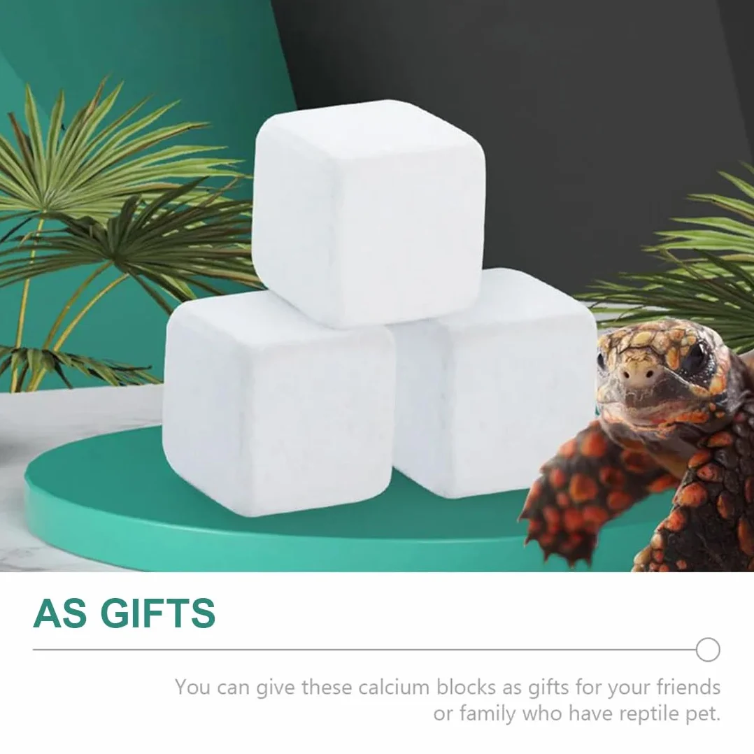 GXGM Blocs Minéraux Reptiles et Tortues 6 Pièces 12x12x12mm Supplément Naturel
