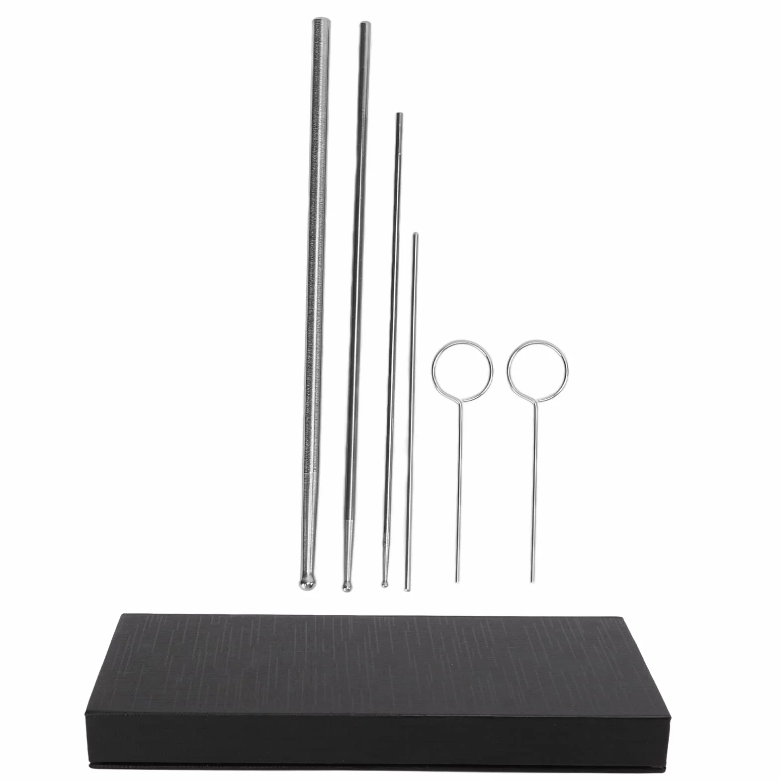 Sonde de sexage de Serpent en Acier Inoxydable 5 Tailles avec boîte de Rangement pour Reptiles