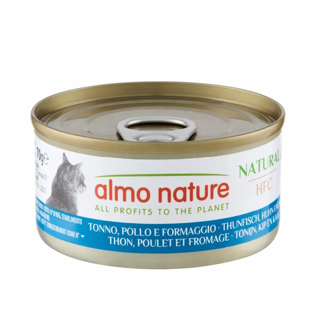 Almo Nature HFC Natural Assortiment au Thon Nourriture Naturelle Chat 6 x 70 g