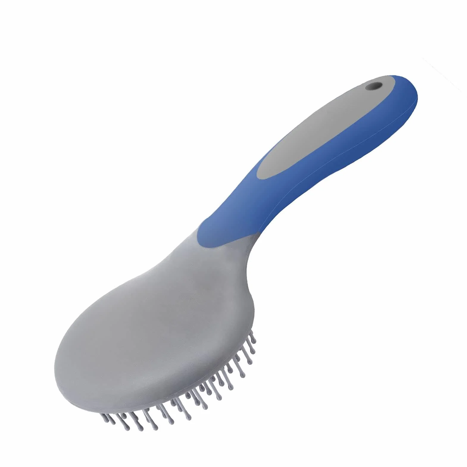Brosse Crinière et Queue de Cheval Accessoire Toilettage Massage En Crin Antidérapant
