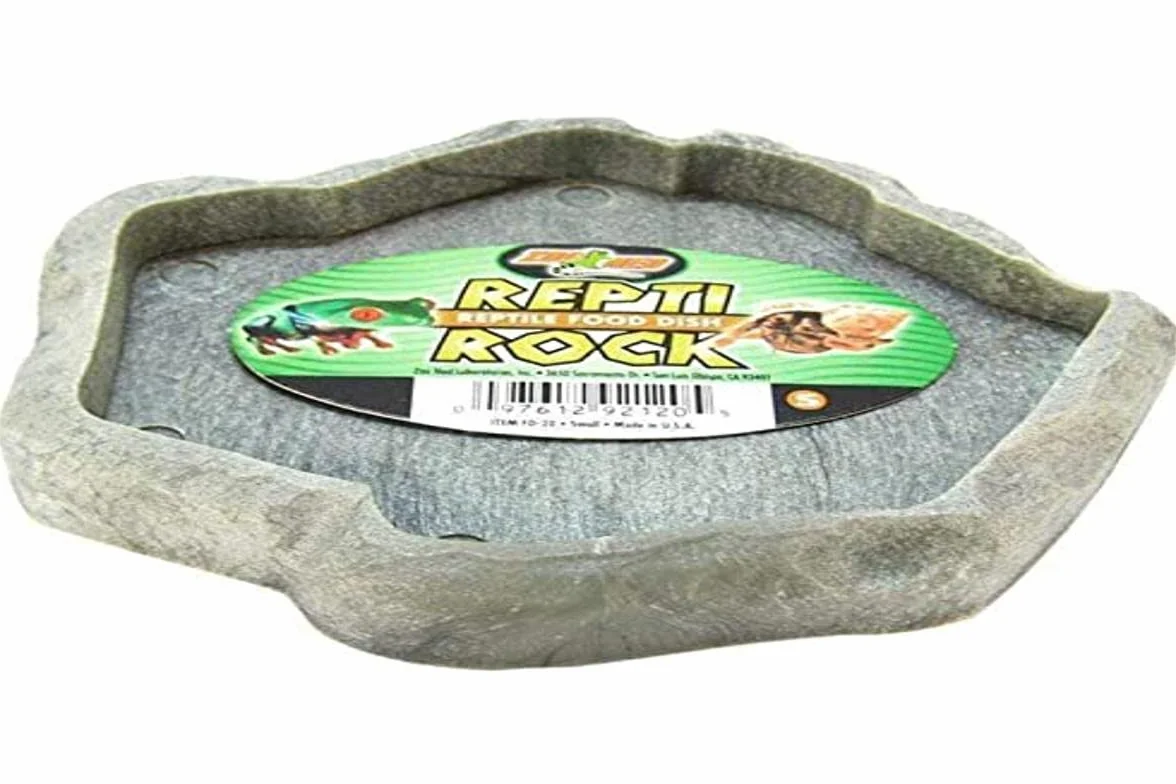 Zoo Med Repti Rock Mangeoire Reptile Amphibien Taille S