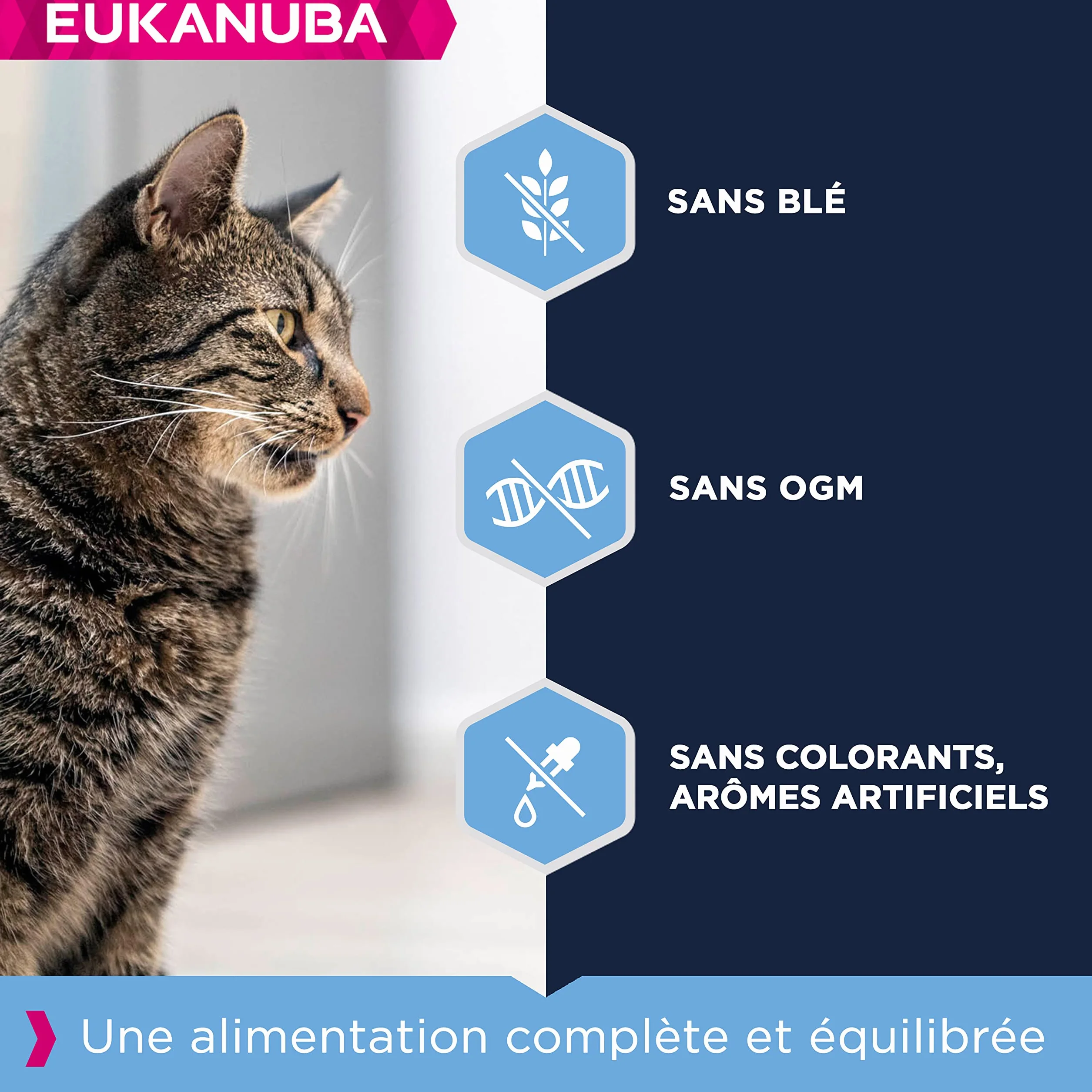 EUKANUBA Croquettes Premium Chat Stérilisé Surpoids Adulte Senior 10kg