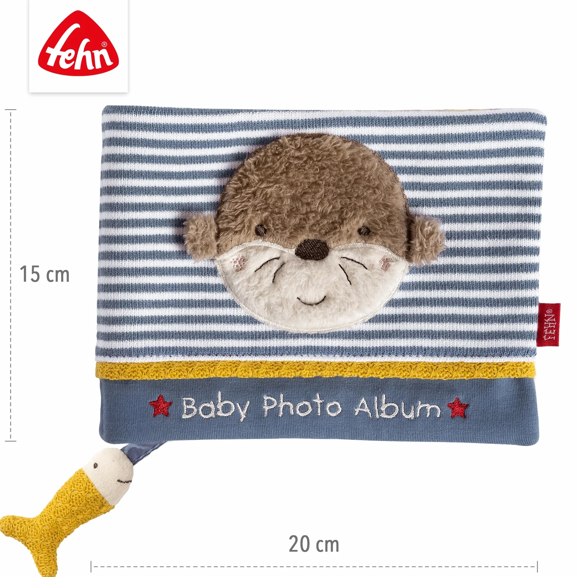 Fehn Album Photo Loutre pour Bébés dès la Naissance - Découvrir, Explorer, Ressentir