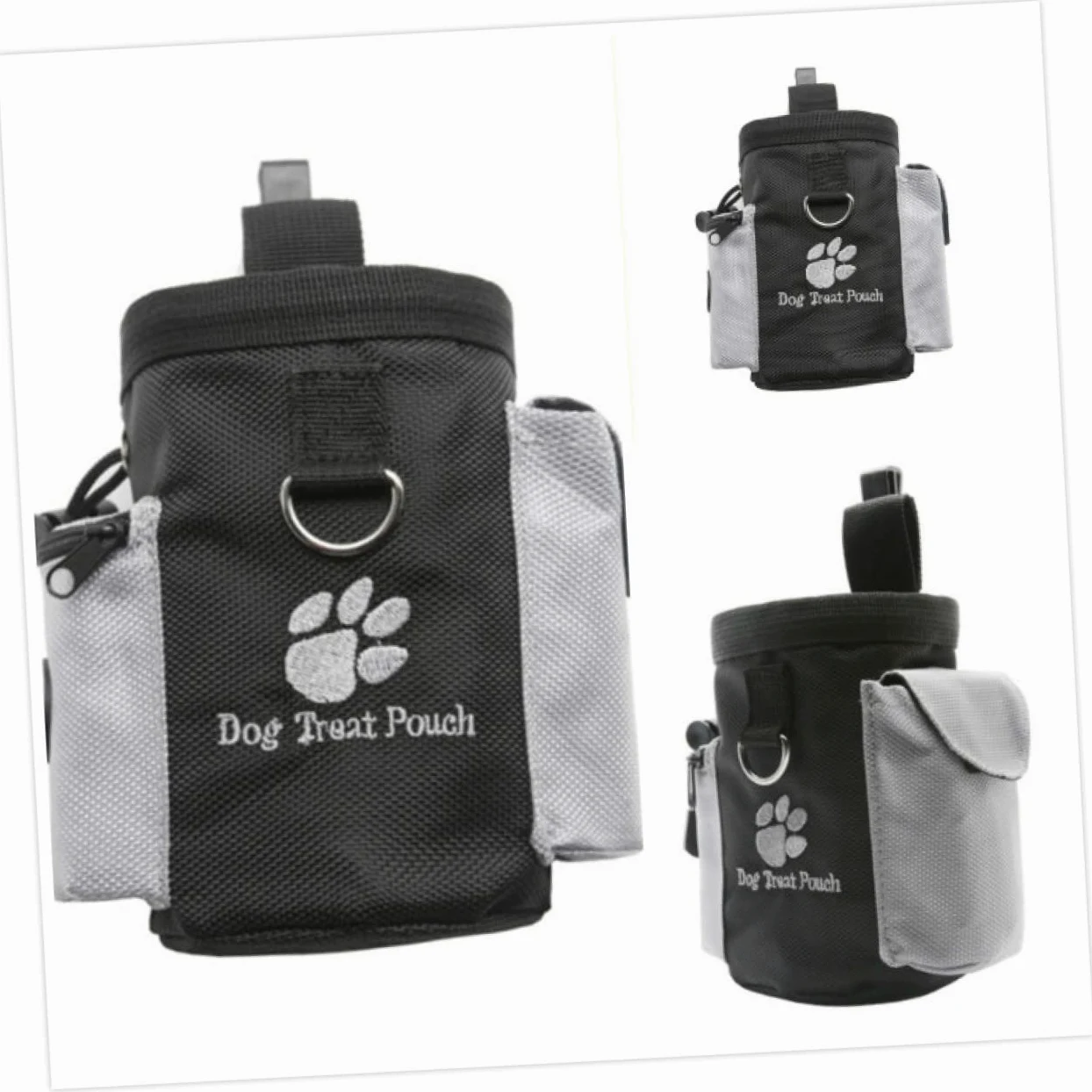 FRCOLOR 3 Pièces Pochette friandises pour Chien Sacs de friandises pour Chiens Sacs à collation Laisse de Dressage pour Chien de friandises pour Animaux de Compagnie Fonctionnement