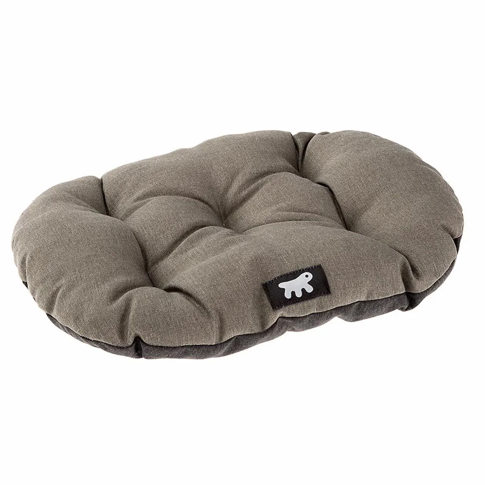 Ferplast Panier Chien Lavable Tapis Coton 65x42 cm Marron