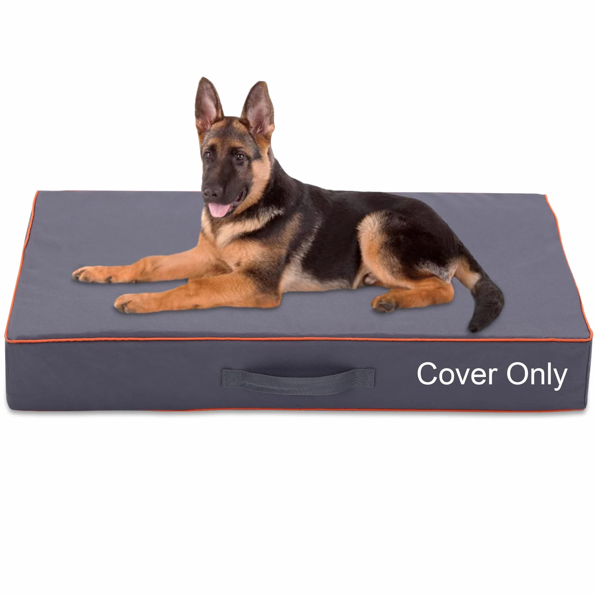 Leberna Housse protection universelle imperméable lavable Oxford pour lit chien Gris Taille L 111,8 x 81,3 x 10,2 cm