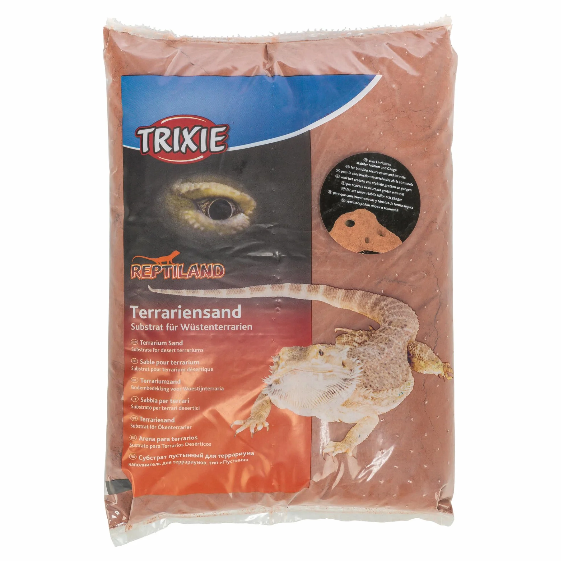 TRIXIE Sable pour terriers substrat terrarium argile rouge foncé 5 kg