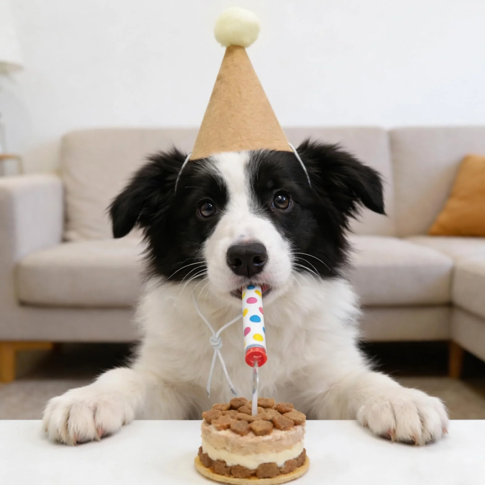 Yootiko Lot de 6 mini chapeaux de fête pour animaux de compagnie et animaux en peluche, chapeaux d'anniversaire en feutre pour chiens, chats, lapins et doudous, mignonnes décorations de fête animale