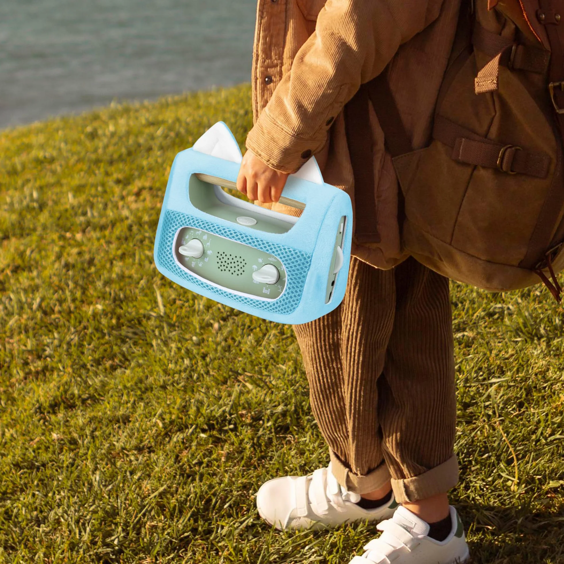 Housse Compatible avec Morphée Petit Boîte à Histoire, Bleu