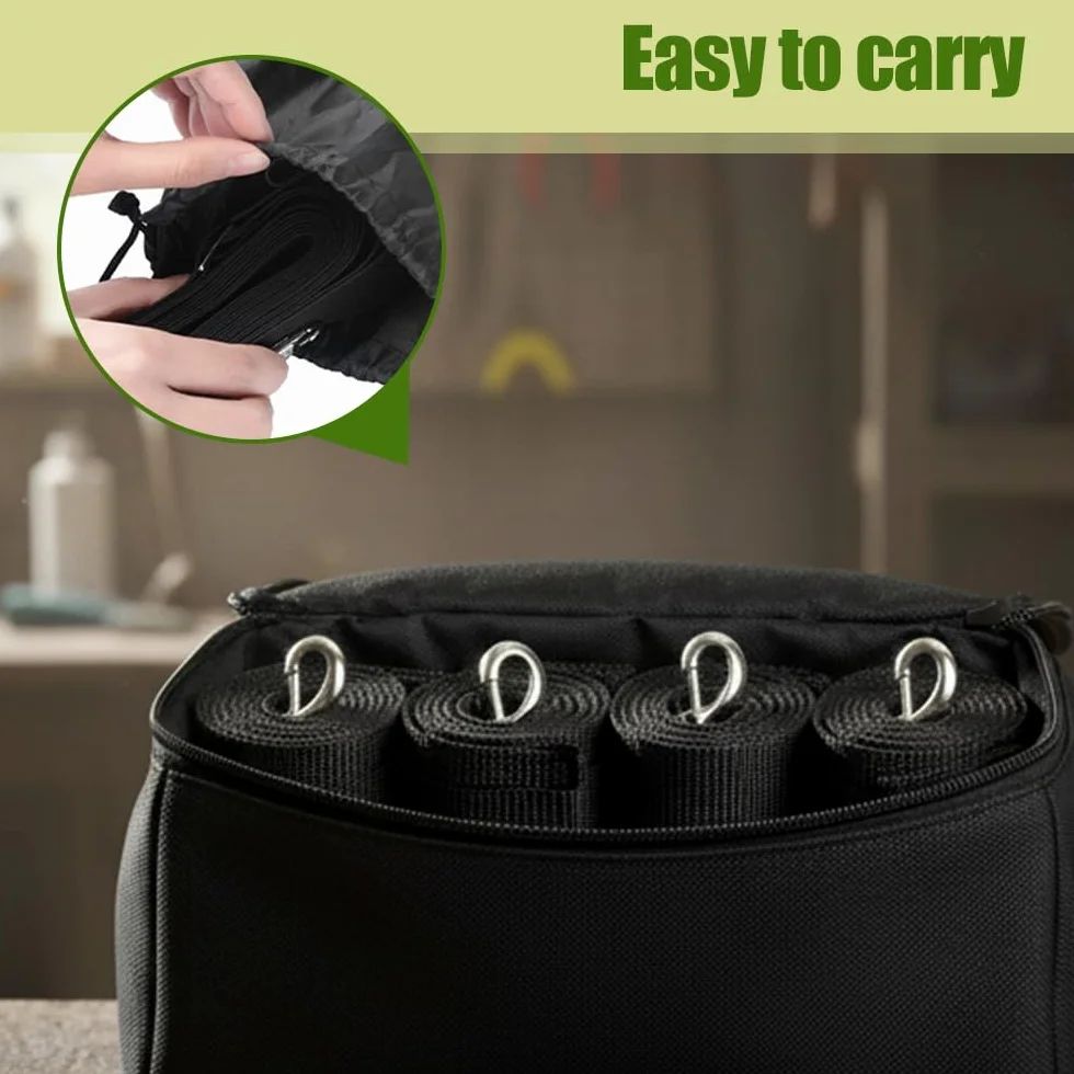 Sangles de Cuisse pour Couvertures de Cheval, Lot de 4, Bandes Élastiques Réglables avec Rotation 360°