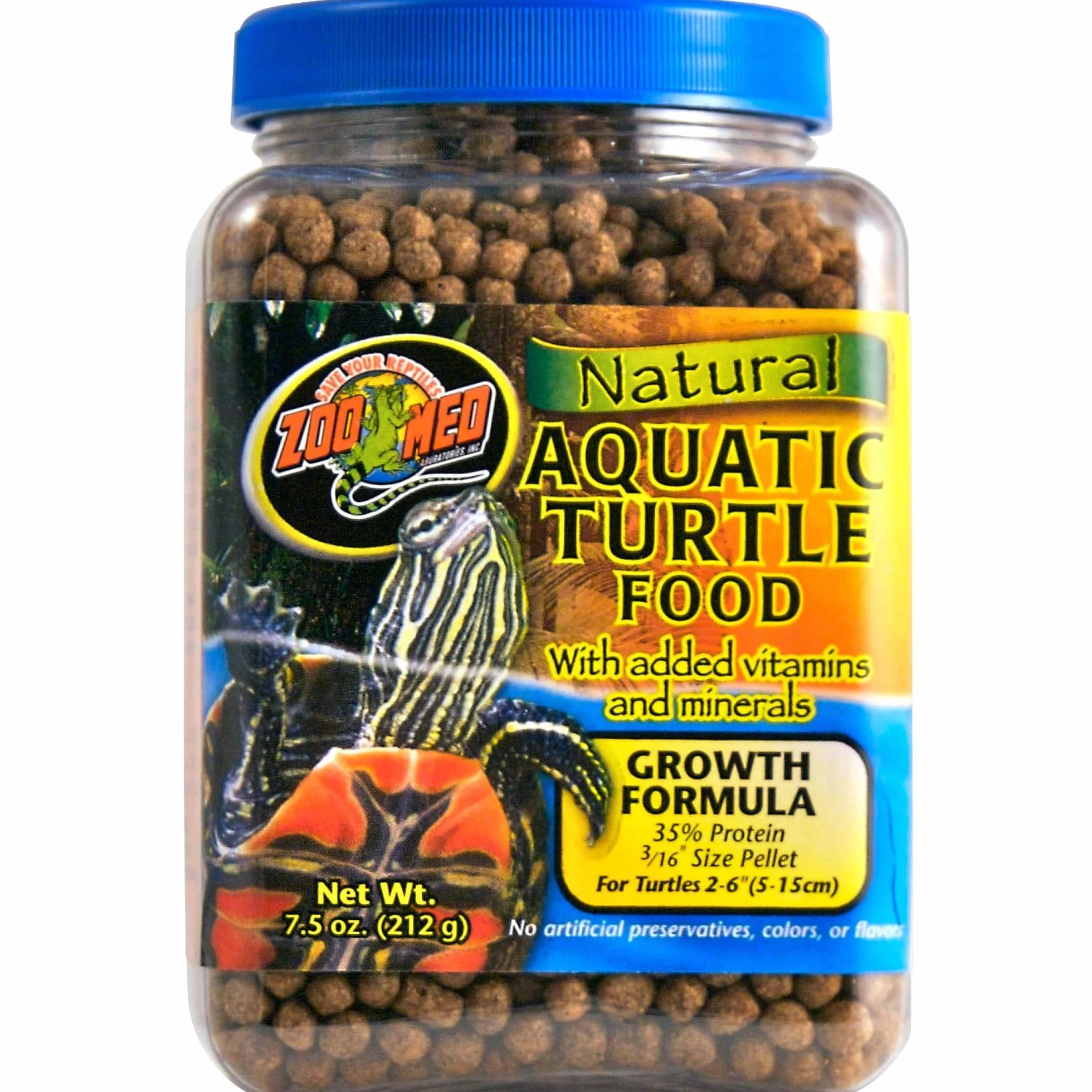 Zoo Med Natural Aquatic Growth Nourriture pour Tortue 212 g