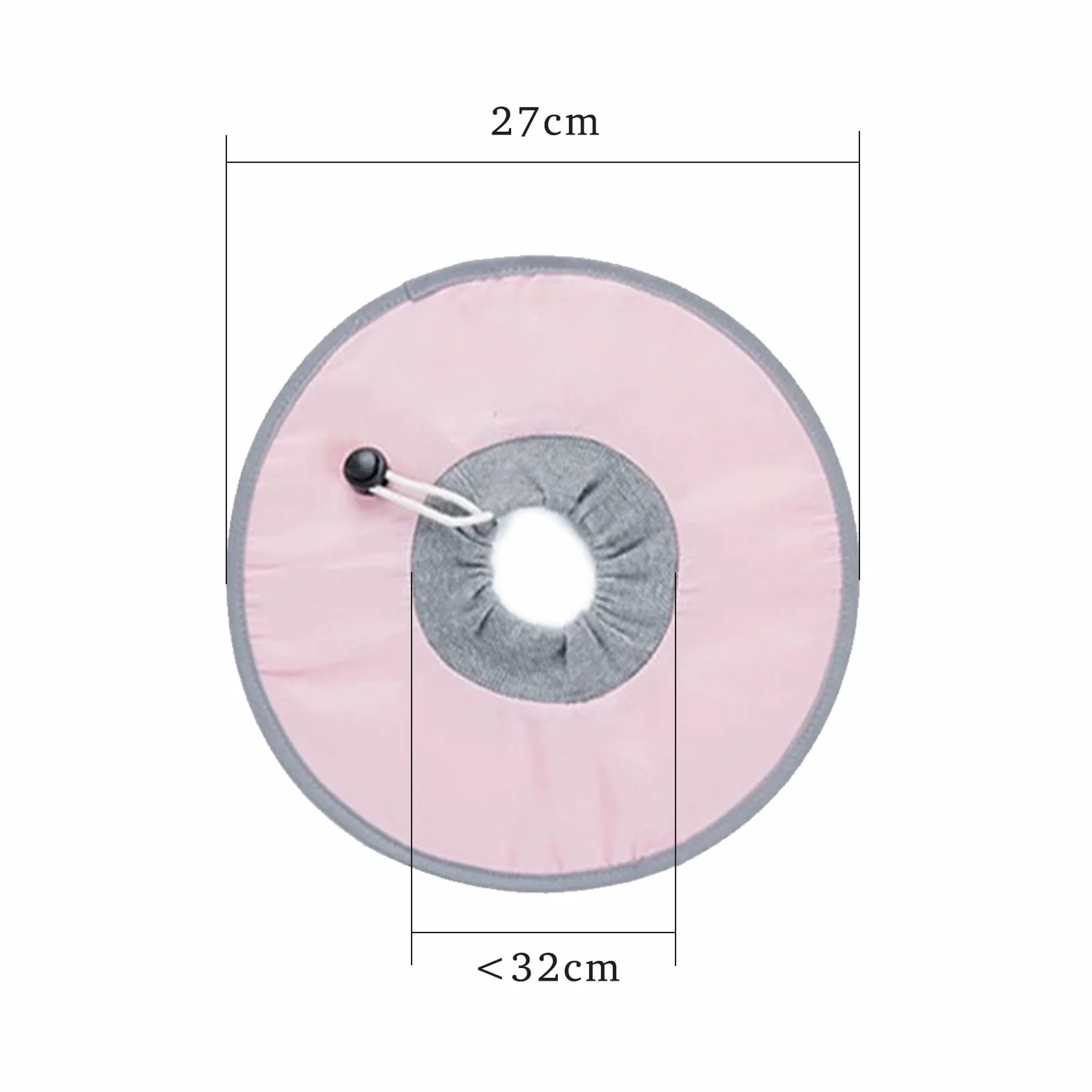 Collerette Chat Anti Léchage Réglable pour Chirurgie GIONAR Rose
