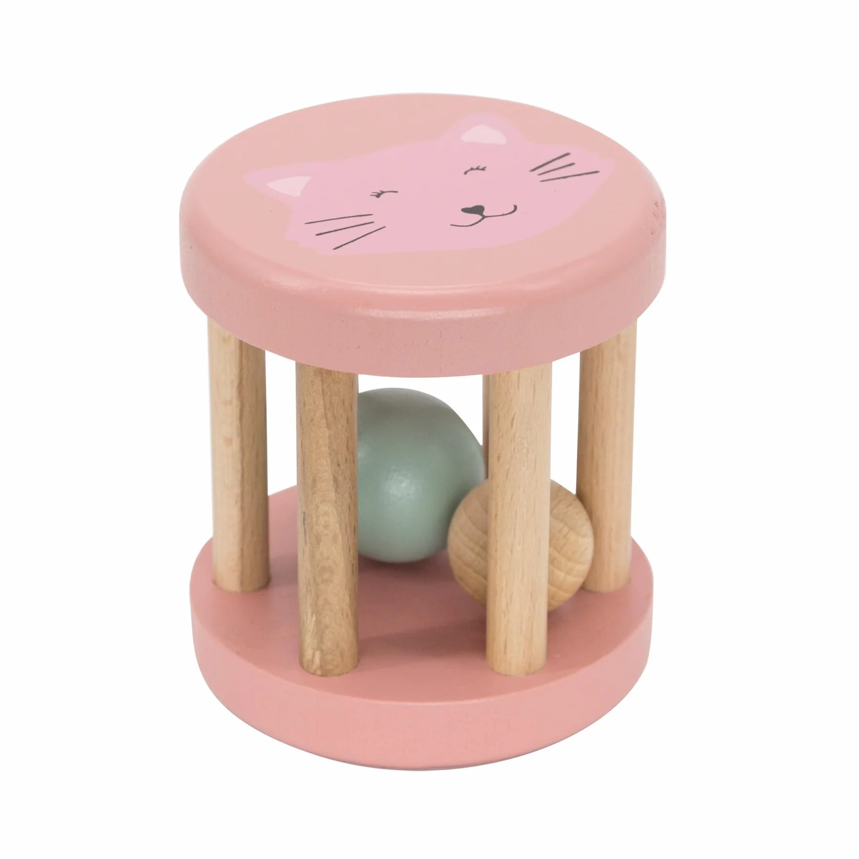 Trixie Hochet roulant en bois Mrs. Cat