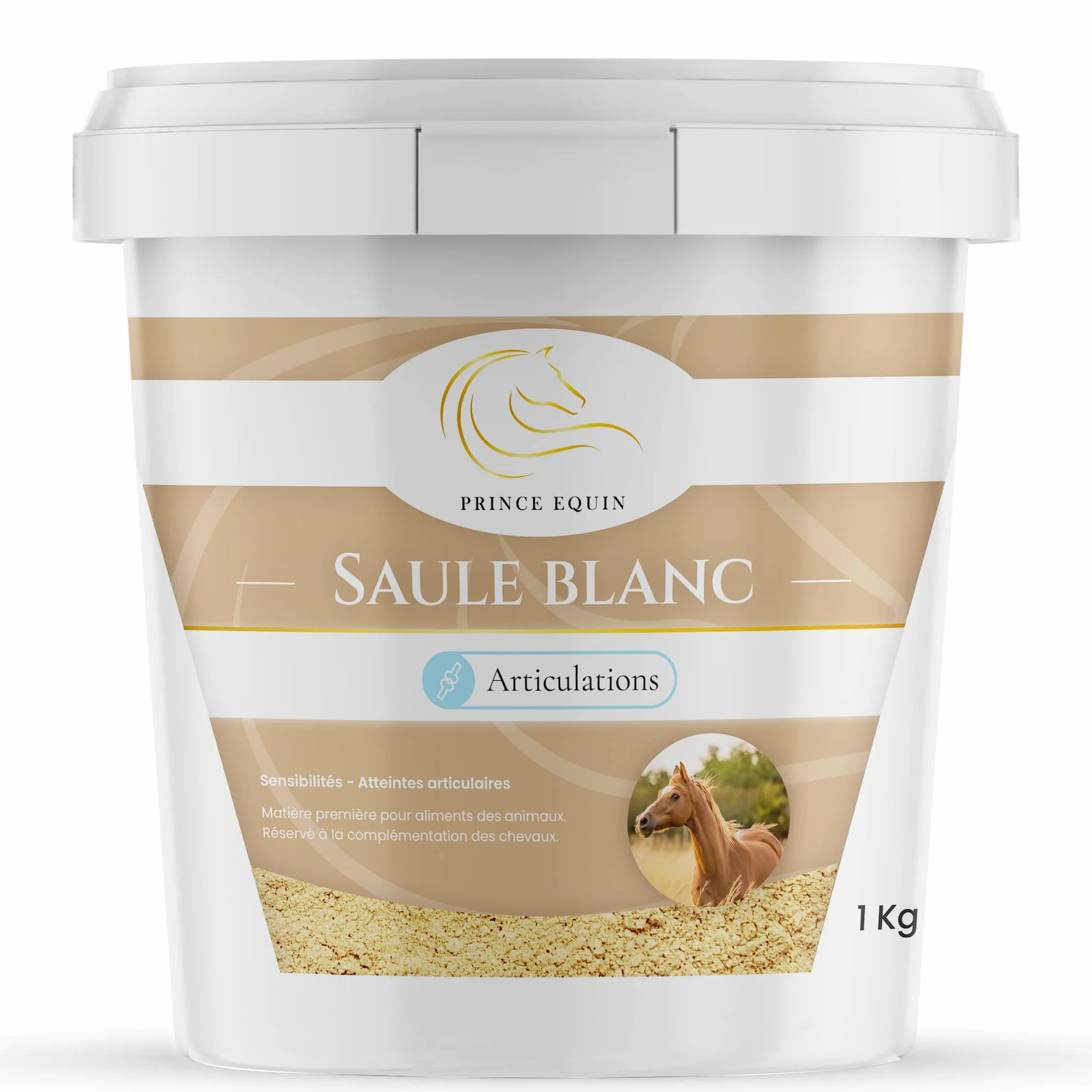 SAULE BLANC Complément nutritionnel Cheval Seau 1 kg Confort articulaire