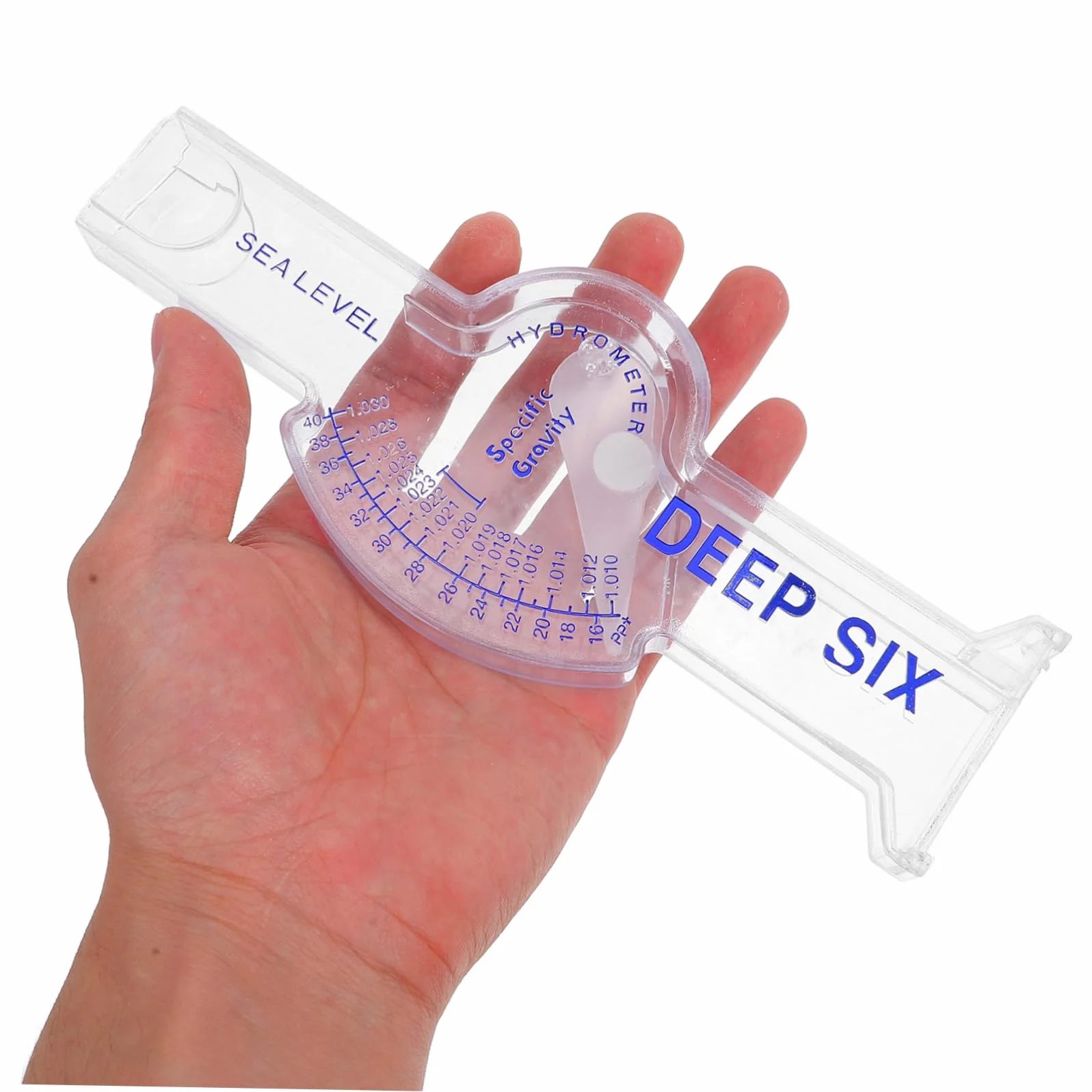 Minkissy Hydromètre pour Aquarium Testeur de Sel Salinomètre 15 Cm