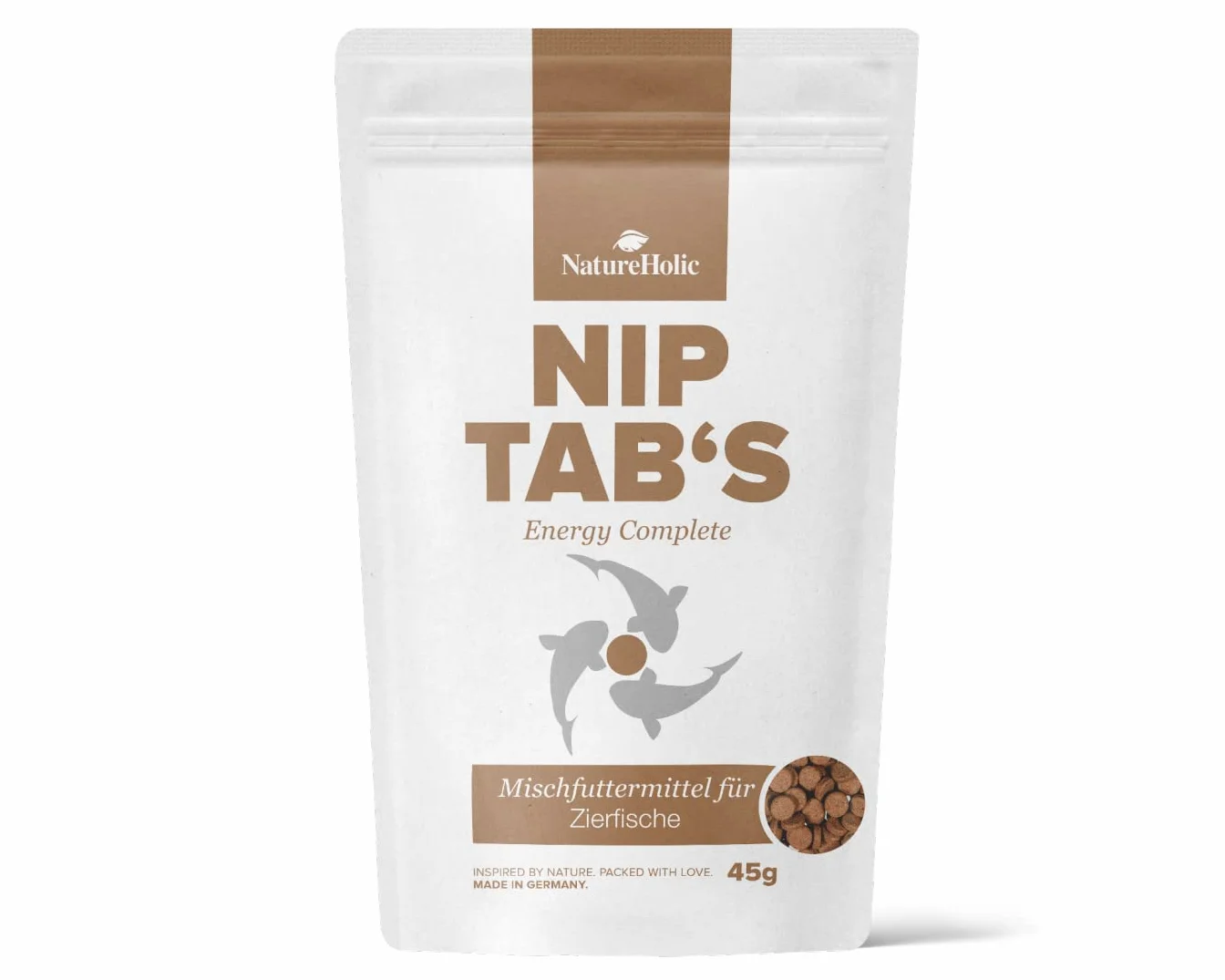 NatureHolic NipTabs Energy Complete Pastilles adhésives Poissons d'ornement
