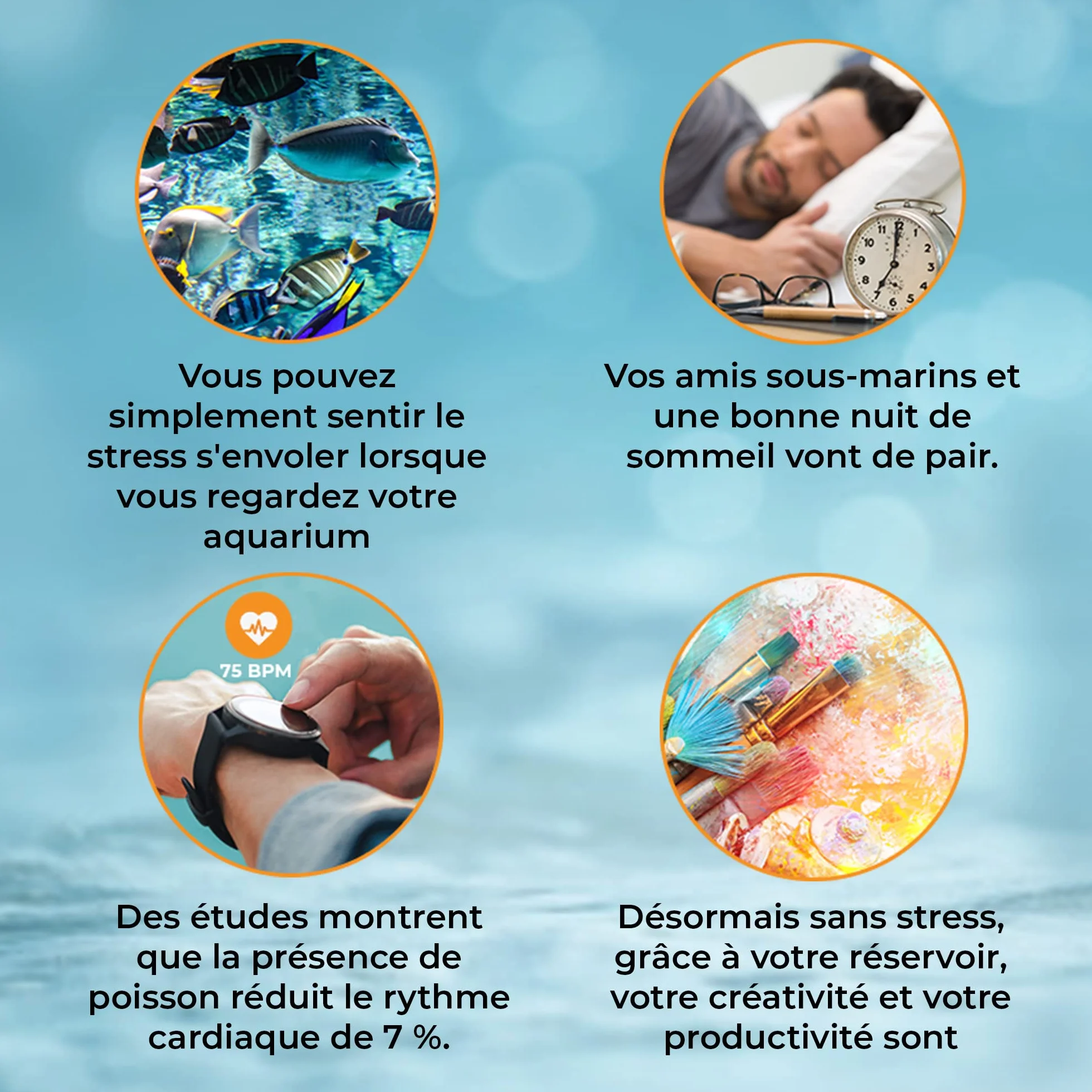 Aquarium Noir 300L Kit Démarrage Meuble 143,5x120,5x39cm Graviers Bleu