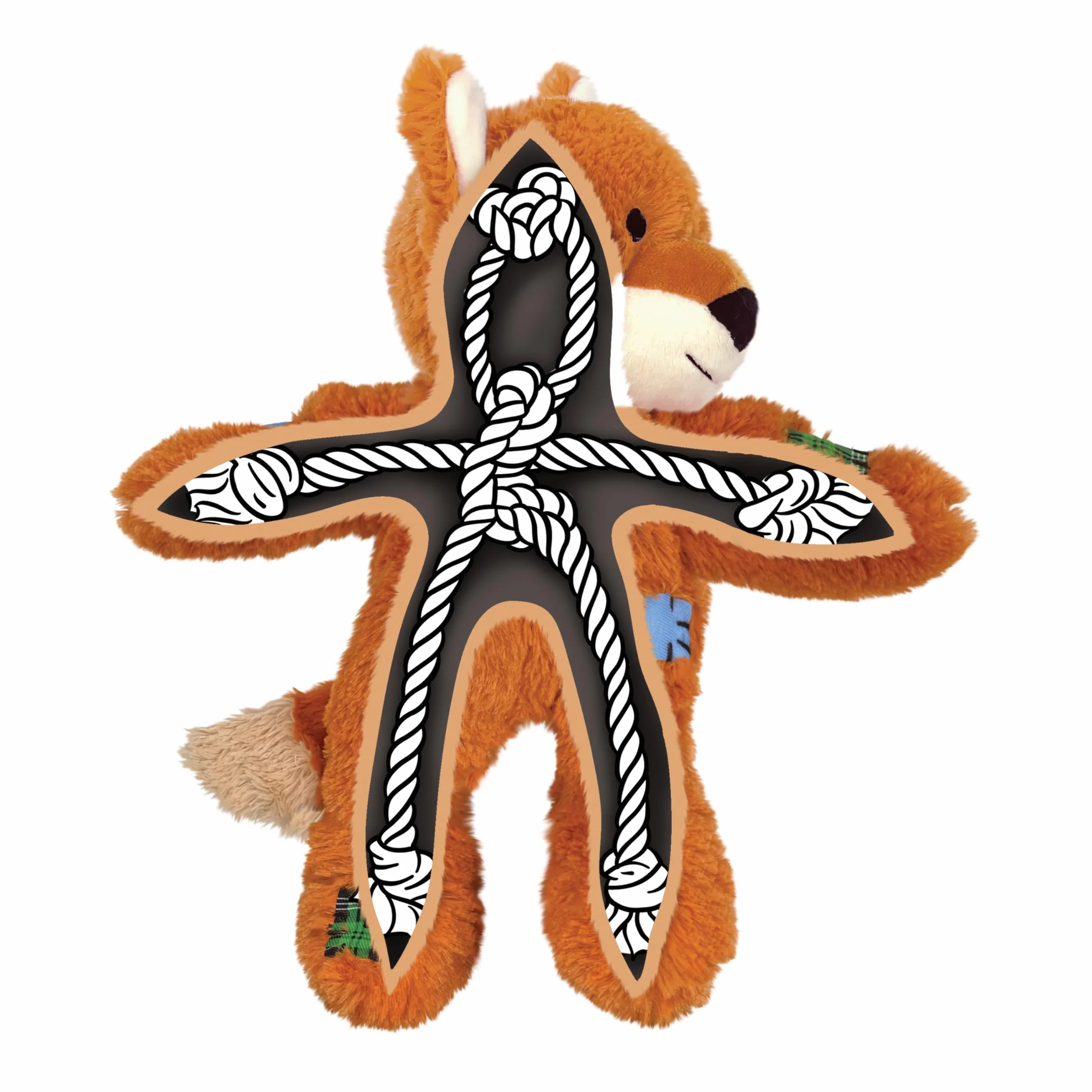 Kong Company Jouet pour Chien Renard SM/MD